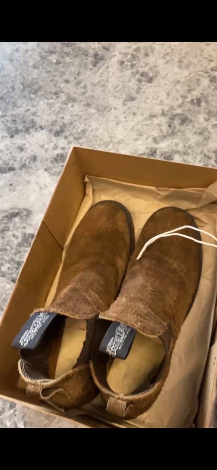 RRL 콩그레스 러프아웃 스웨이드 첼시 부츠 9D 상품이미지1