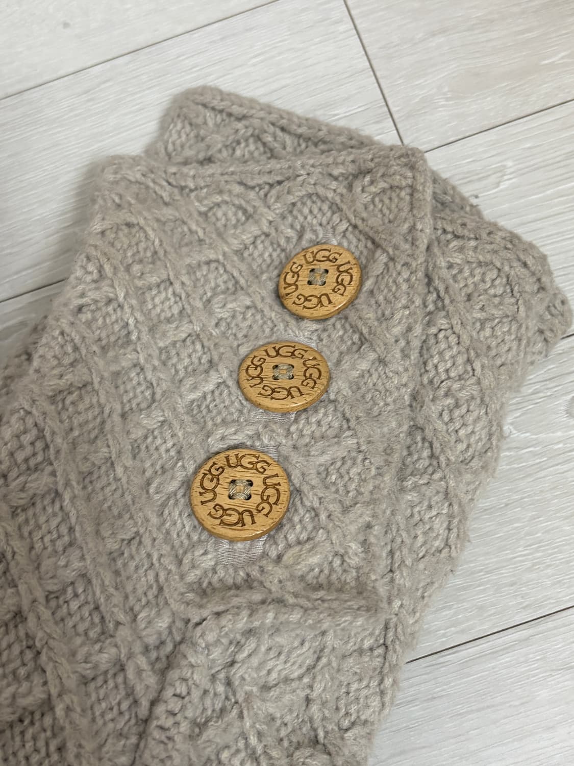 아이보리 카디 니트 어그 부츠 상품이미지2