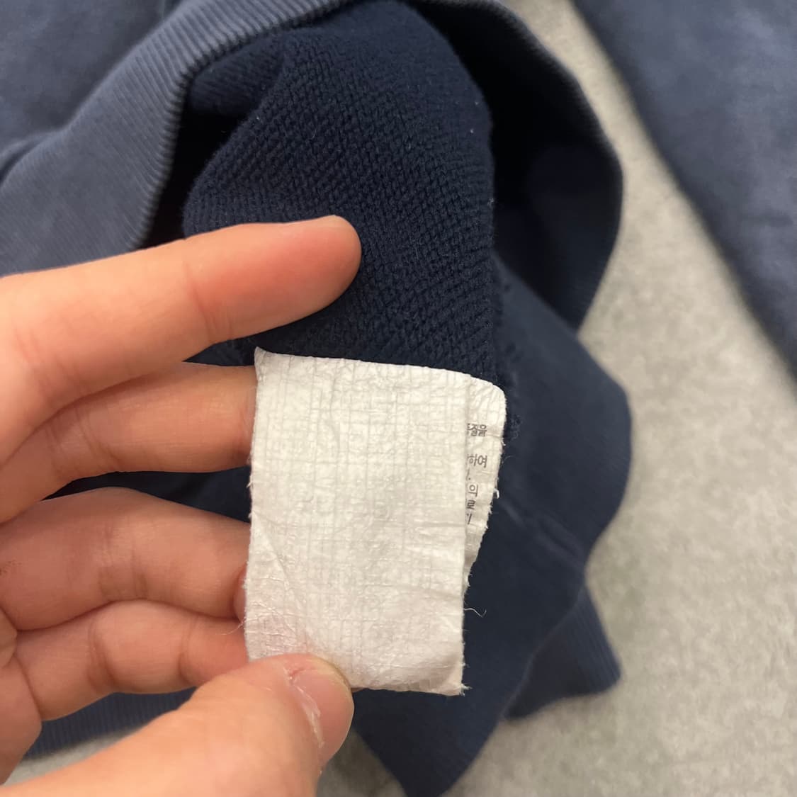 XL 지프 네이비 맨투맨 티셔츠 상품이미지5