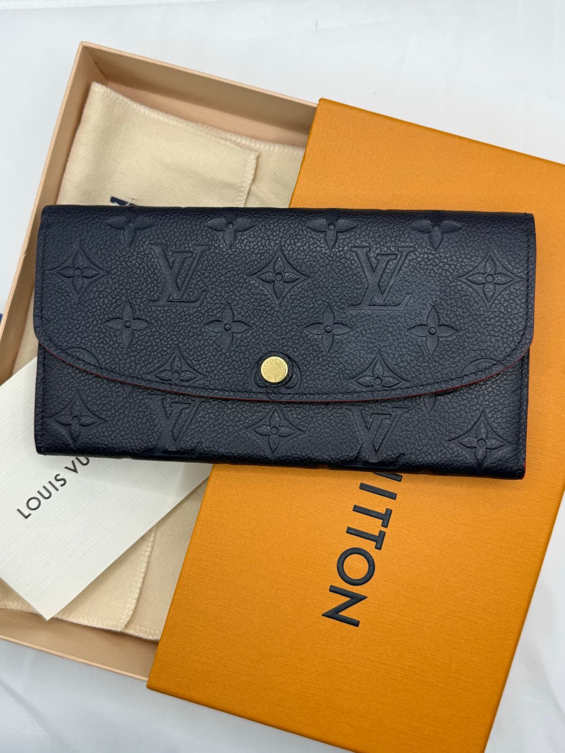 루이비통 앙프렝뜨 사라 월릿 장지갑(네이비) 상품이미지1