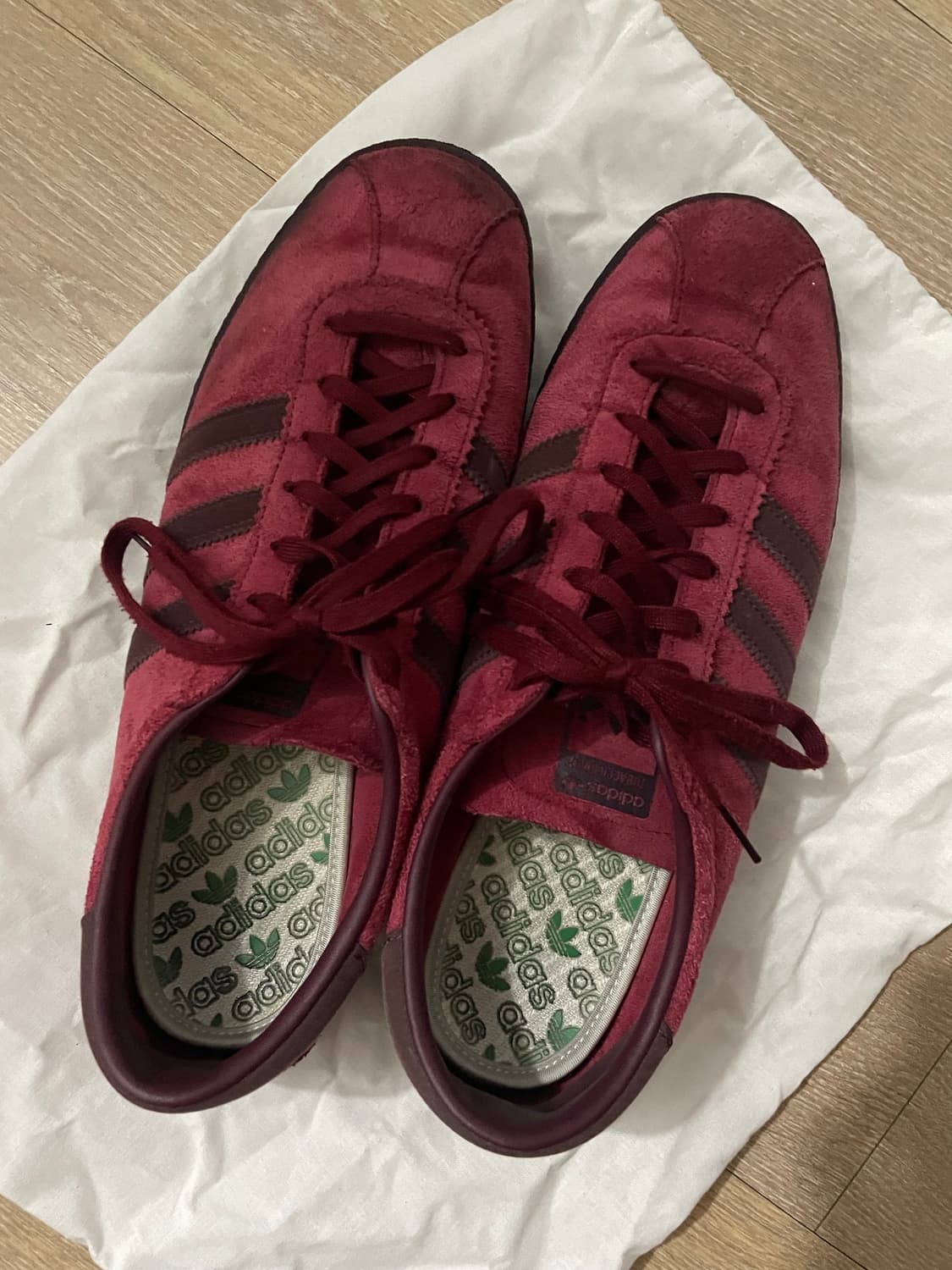 아디다스 토바코 버건디 280sz UK 9반 US 10 상품이미지1