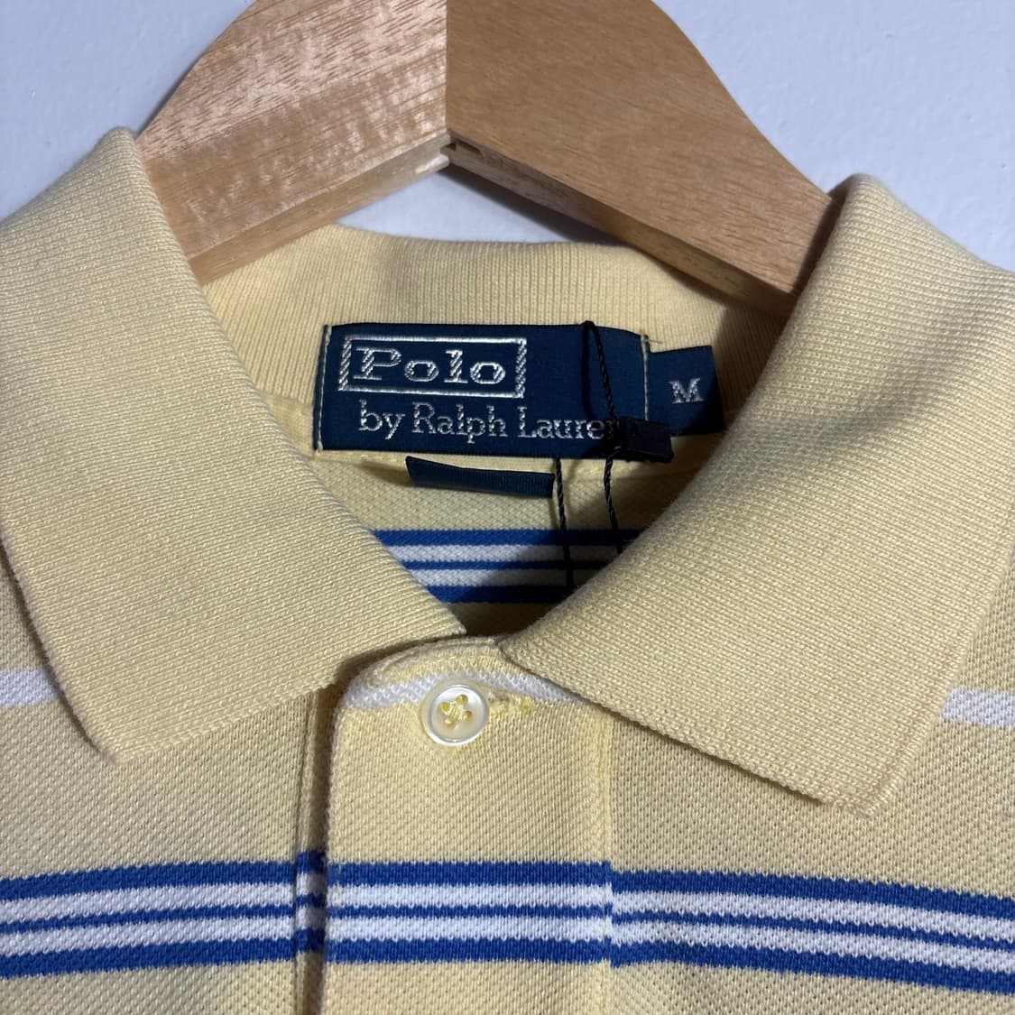 폴로랄프로렌 옐로우 스트라이프 반팔 카라티 (무료배송) 상품이미지4