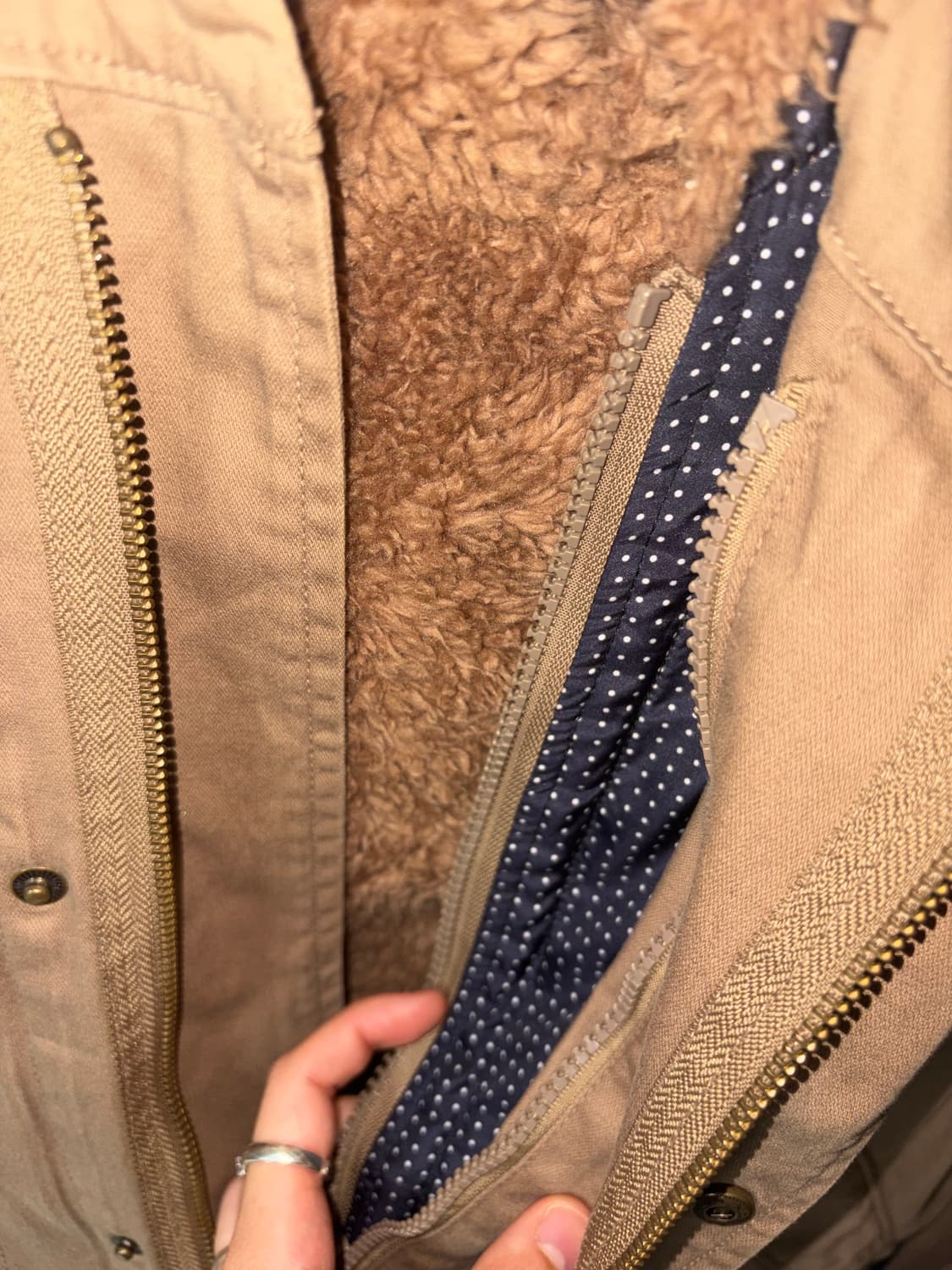 도트 사파리 자켓  상품이미지4