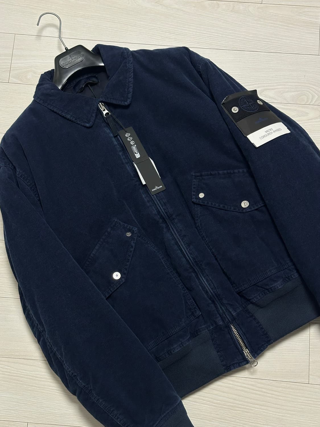 스톤아일랜드 데님리서치 코듀로이 봄버 XL(105-110) 새상품 상품이미지5