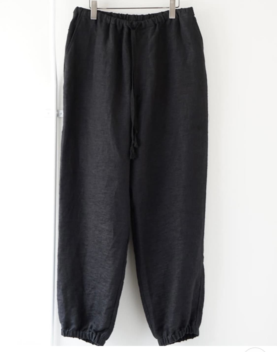 코모리 24aw 린넨 기모 드로스트링 팬츠 1 상품이미지1