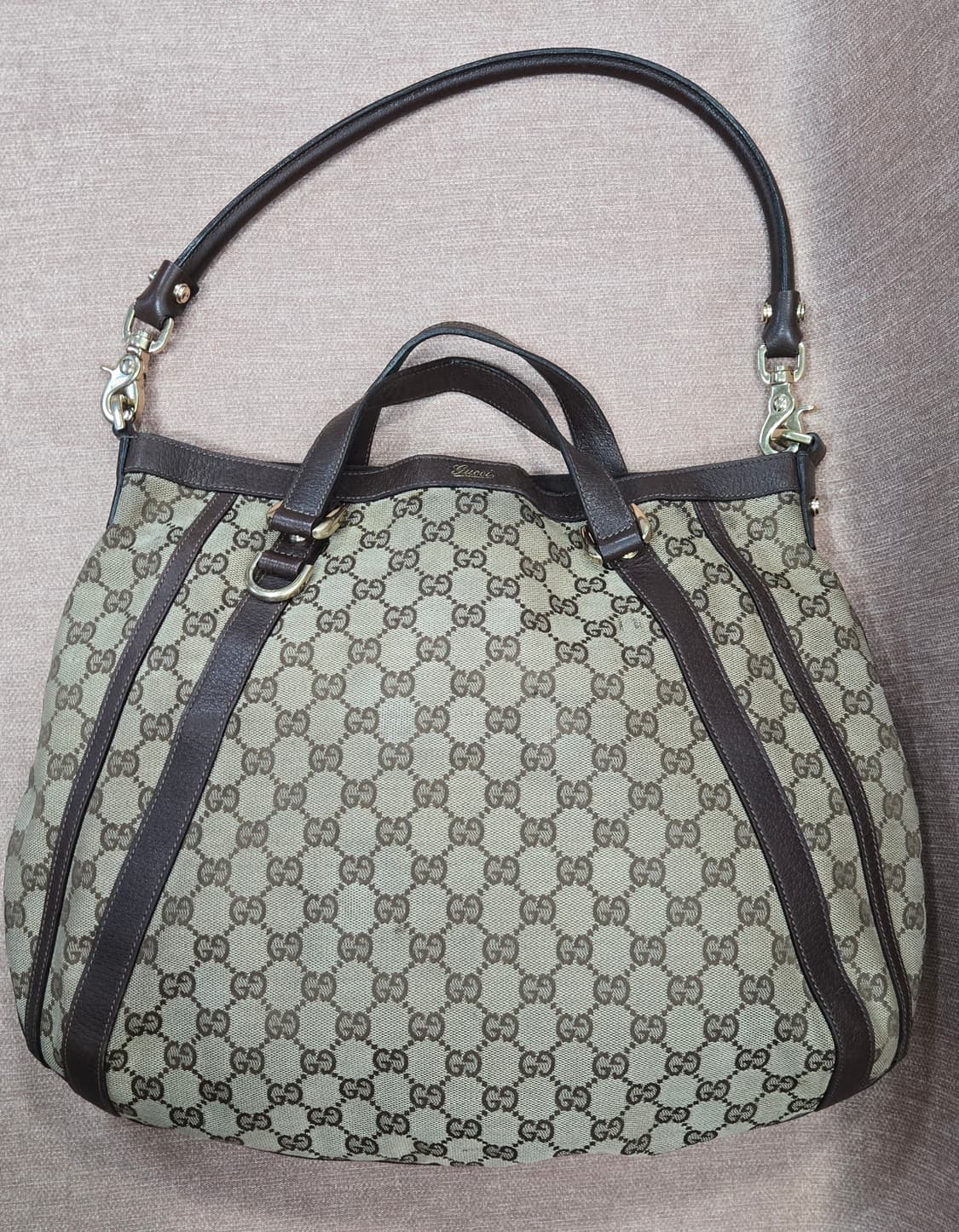 구찌 정품 GG 캔버스 2WAY 숄더백 겸 토트백 상품이미지2