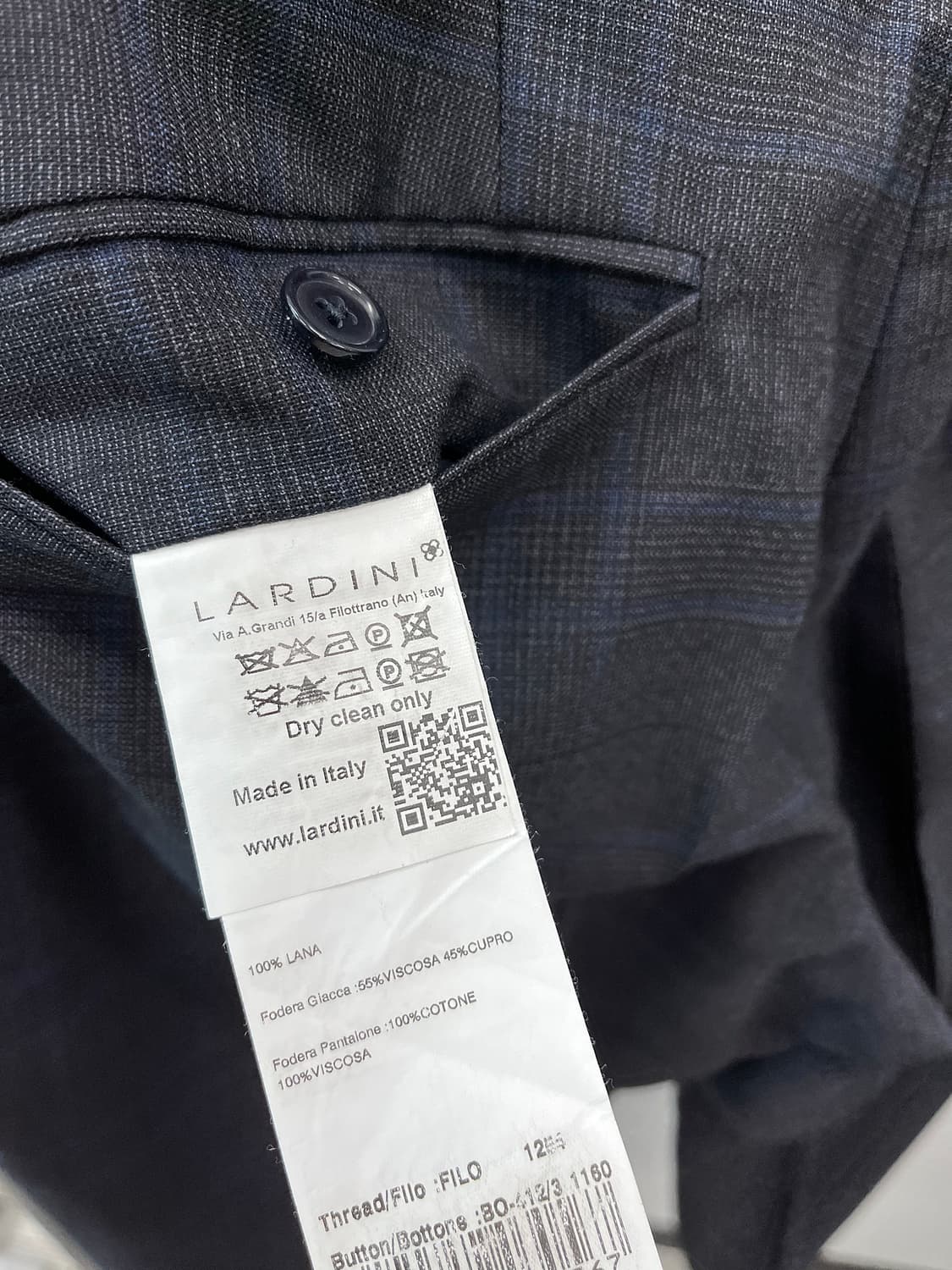 34) 라르디니 이태리 체크 슬랙스  상품이미지8