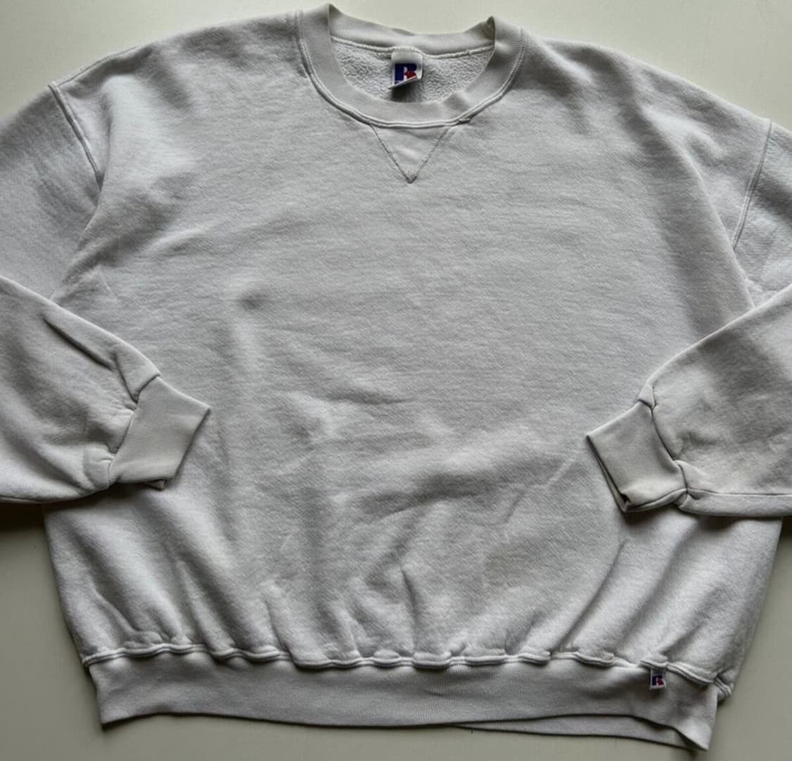 러셀 스웻셔츠 맨투맨 화이트 xxl 상품이미지2