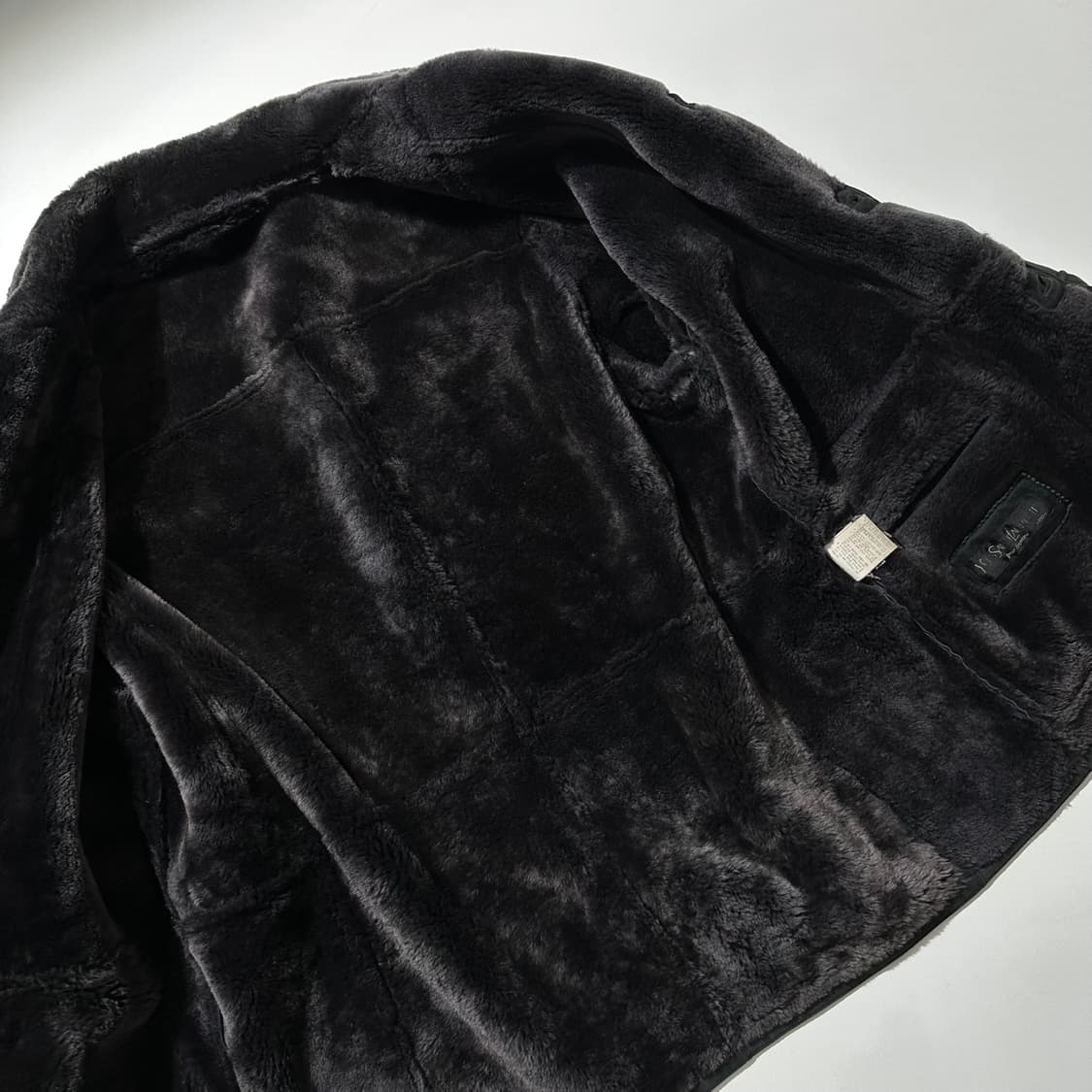 입생로랑 램스킨 시어링 무스탕 싱글 자켓 상품이미지8