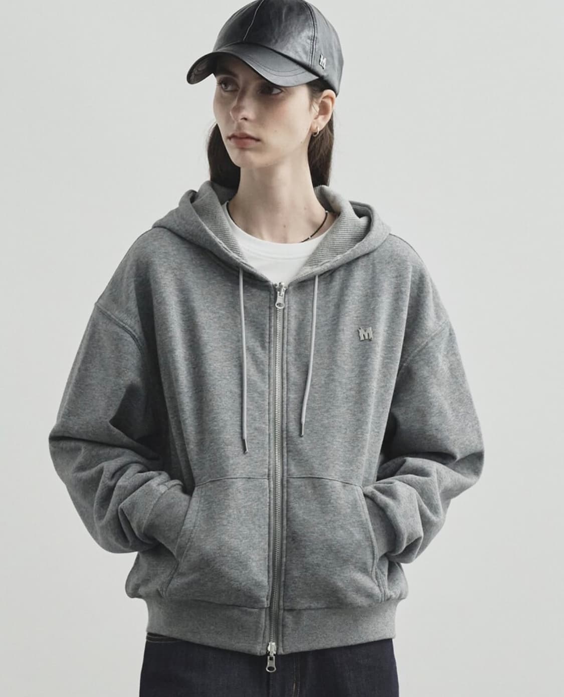 몽돌 리버시블 양면 후드집업 새상품 상품이미지1