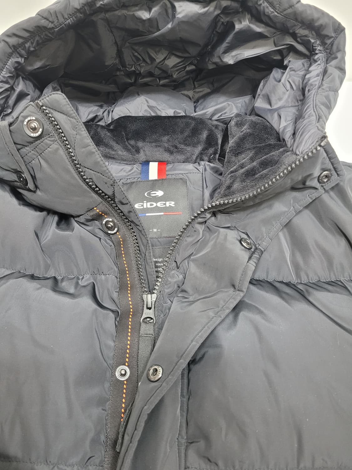 EIDER 20FW 아이더 나르비 다운 숏패딩 자켓 / 남 M 블랙 
 상품이미지5