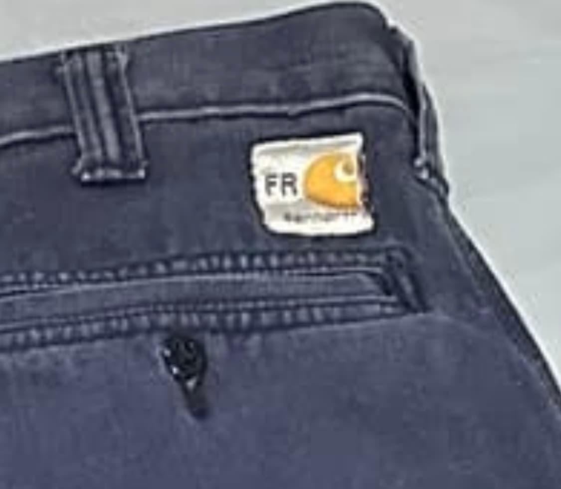 칼하트 워크팬츠 데님 싱글니 FR 방염 리플렉티브  34x32 상품이미지2