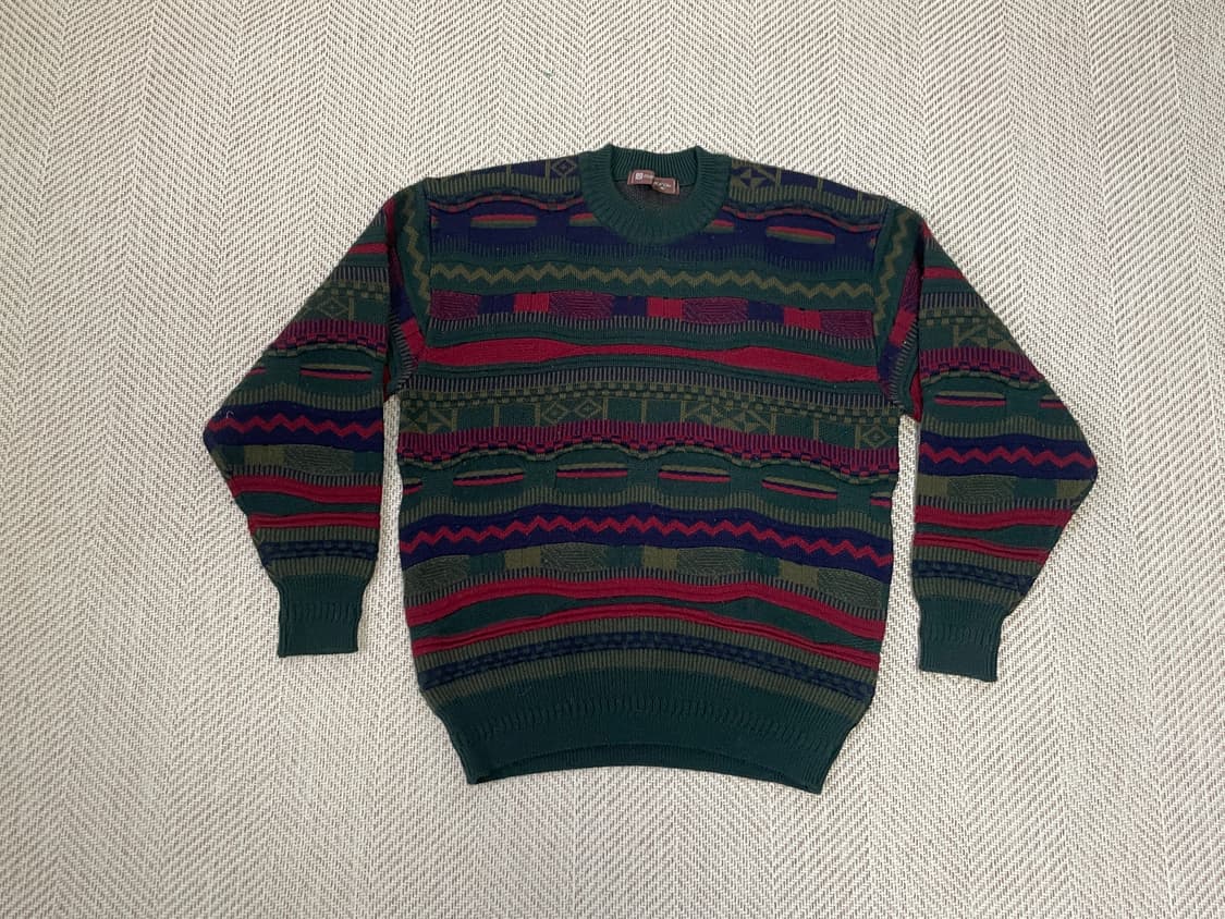 빈티지 이태리 지오메트릭 니트 상품이미지3