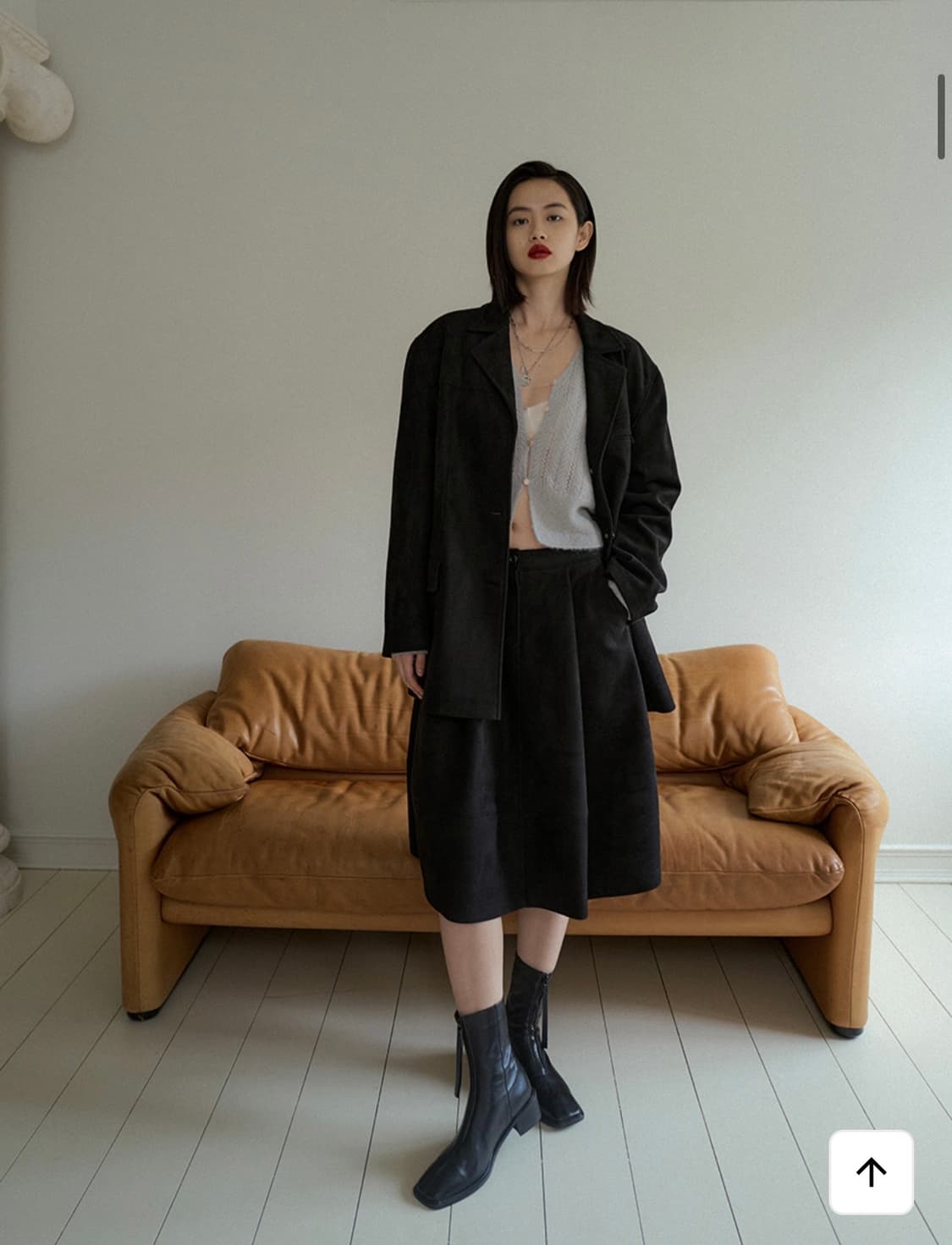 오버듀플레어 클래식 스웨이드 자켓 상품이미지1