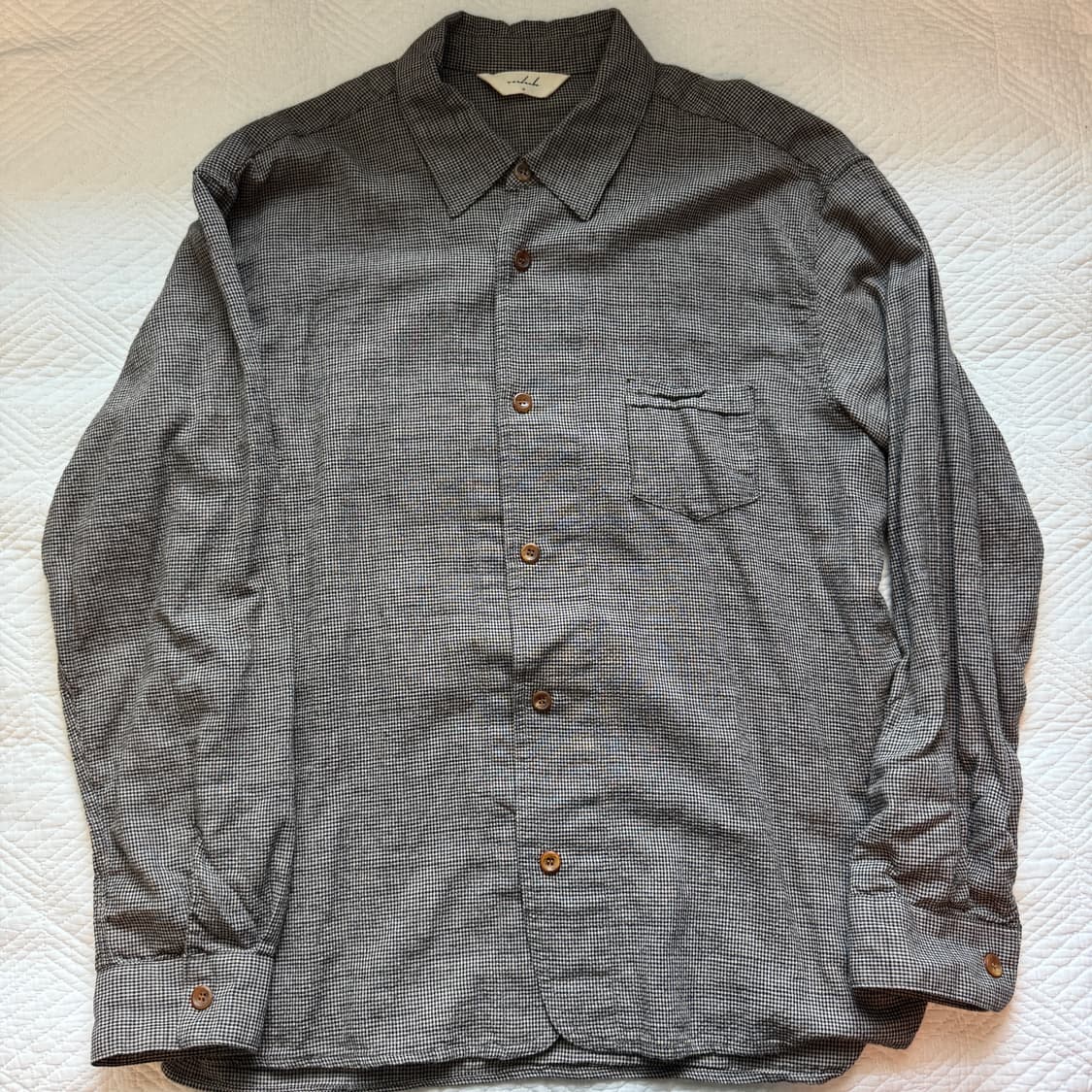 워드로브41 vile check shirts L 사이즈 상품이미지1