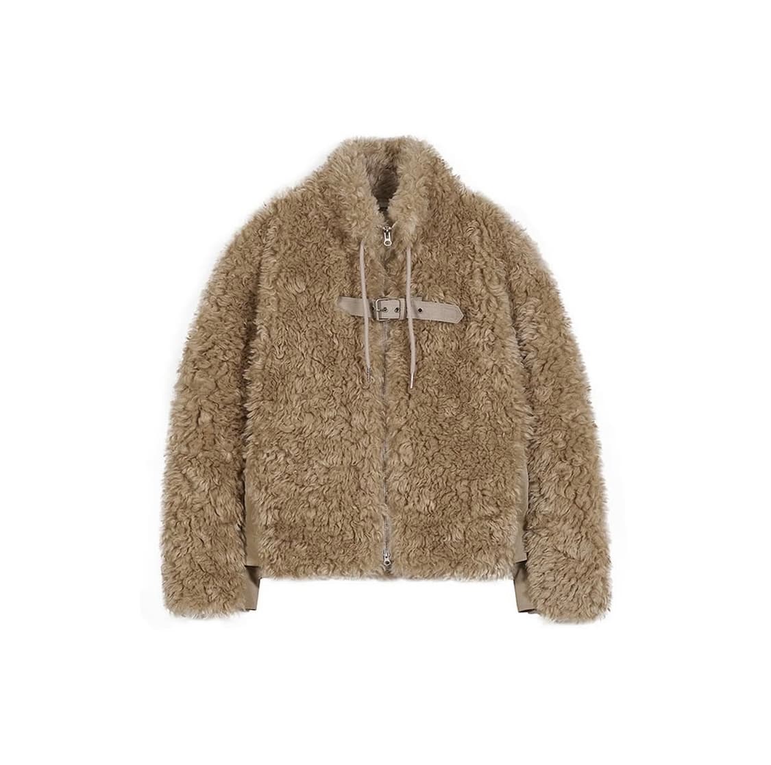 새상품)타입서비스 Leather Mixed Fur Jumper  상품이미지2