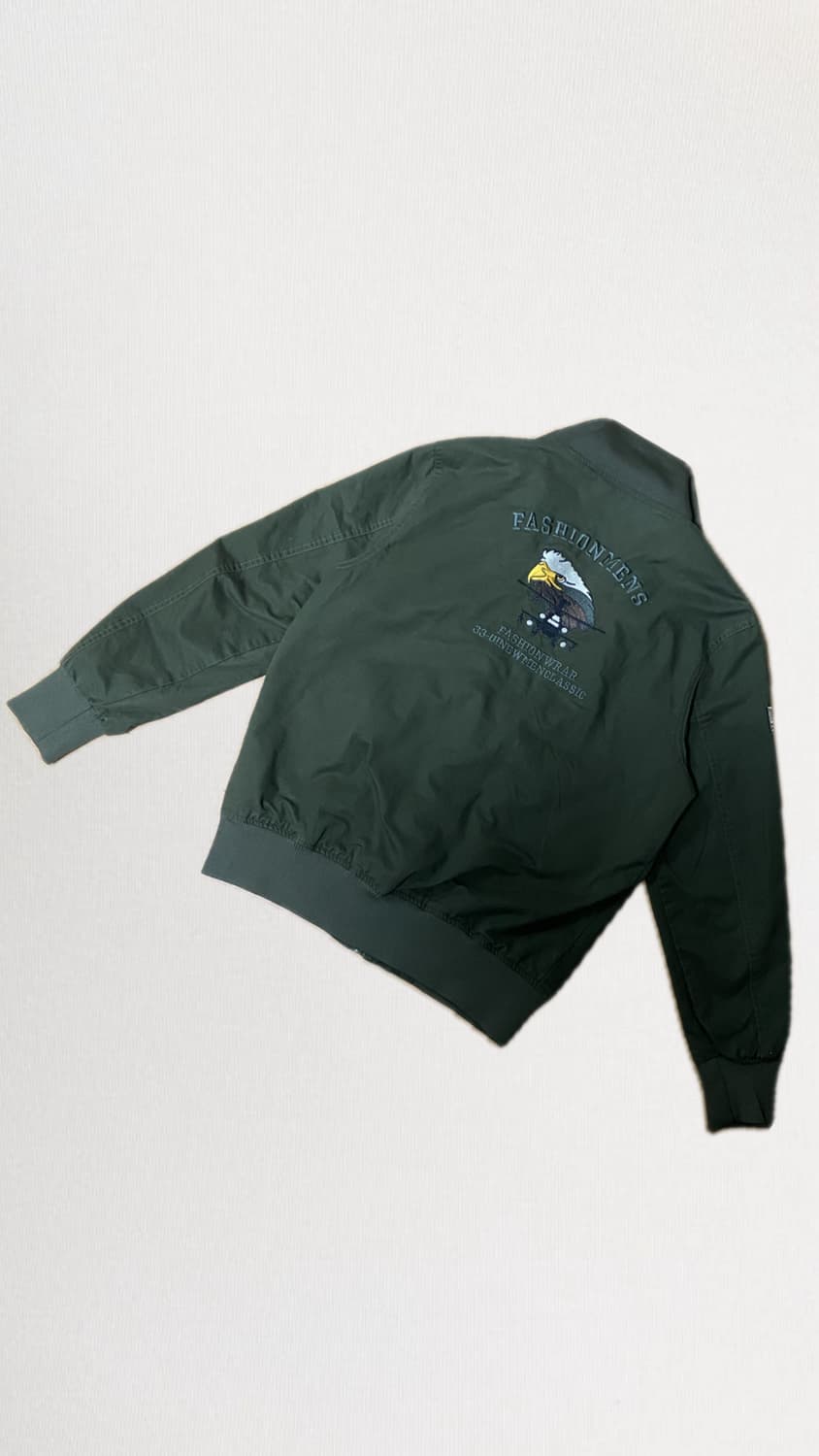 밀리터리 점퍼 카키 XL 상품이미지3