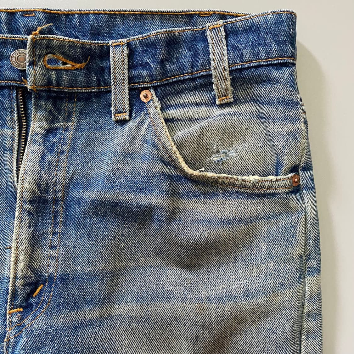 (33x30)94s 리바이스 517 오렌지탭 데님청바지 상품이미지3