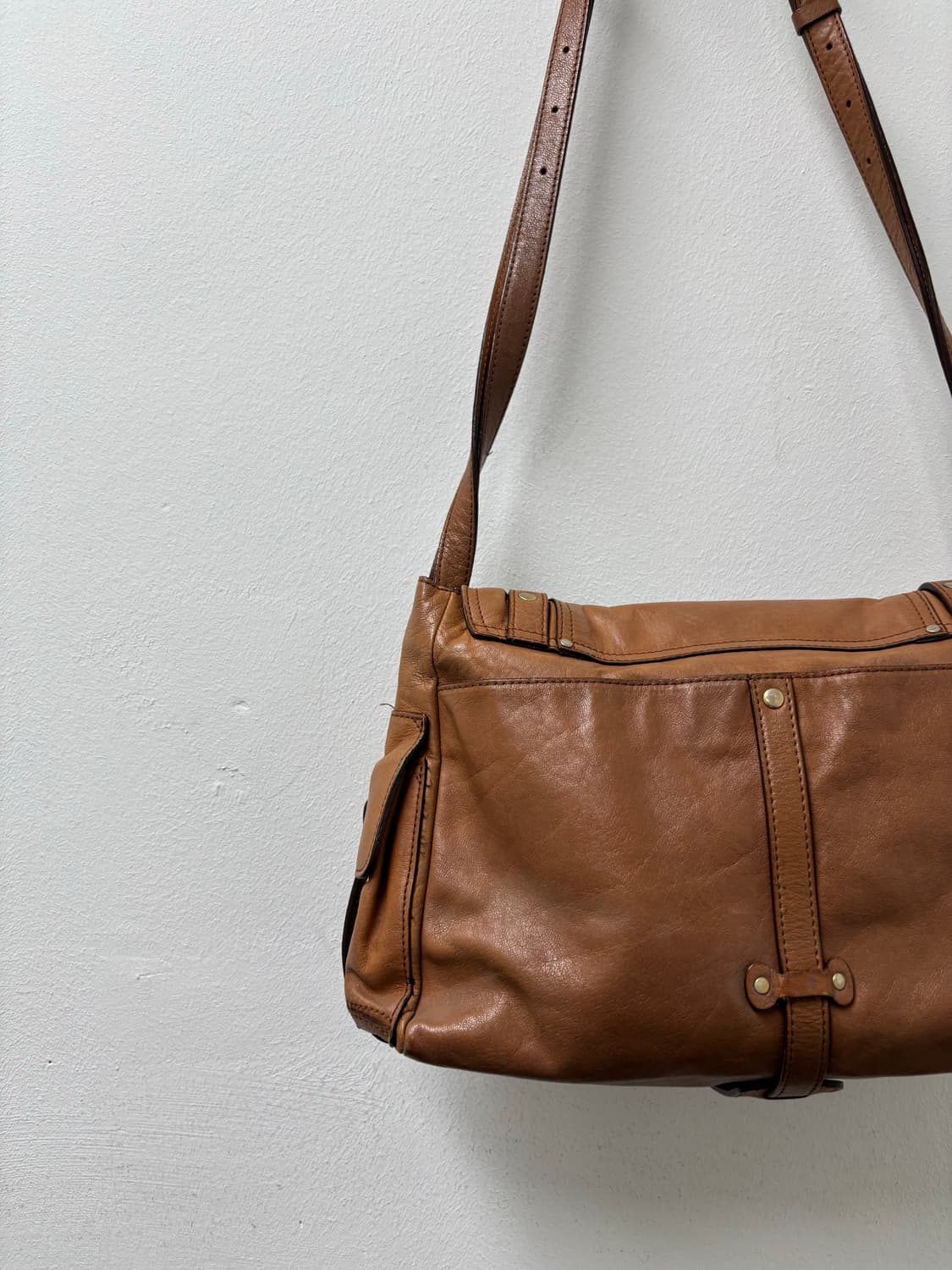 “Bean Pole” Brown Multi Pocket Detail Ba 상품이미지8