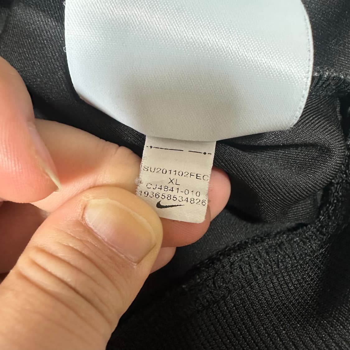 ✨ (바배) 나이키 더블 스우시 빅로고 블랙 맨투맨  상품이미지5