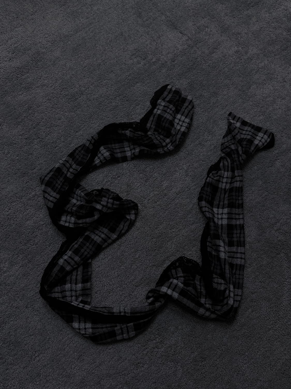 Vintage V-kei,punk mood flannel muffler 상품이미지3