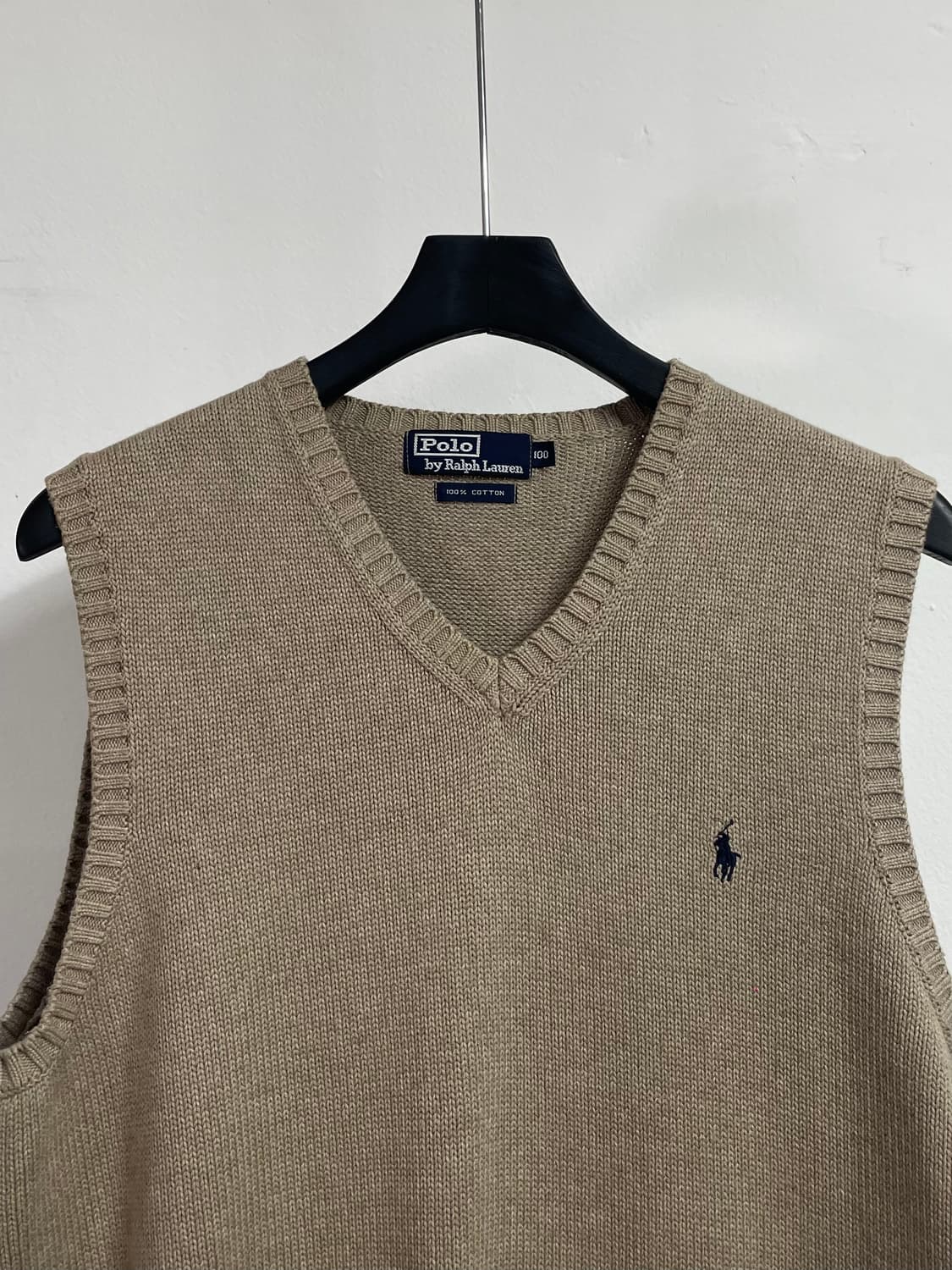 폴로 랄프로렌 코튼 니트 조끼 (on.538) 상품이미지2