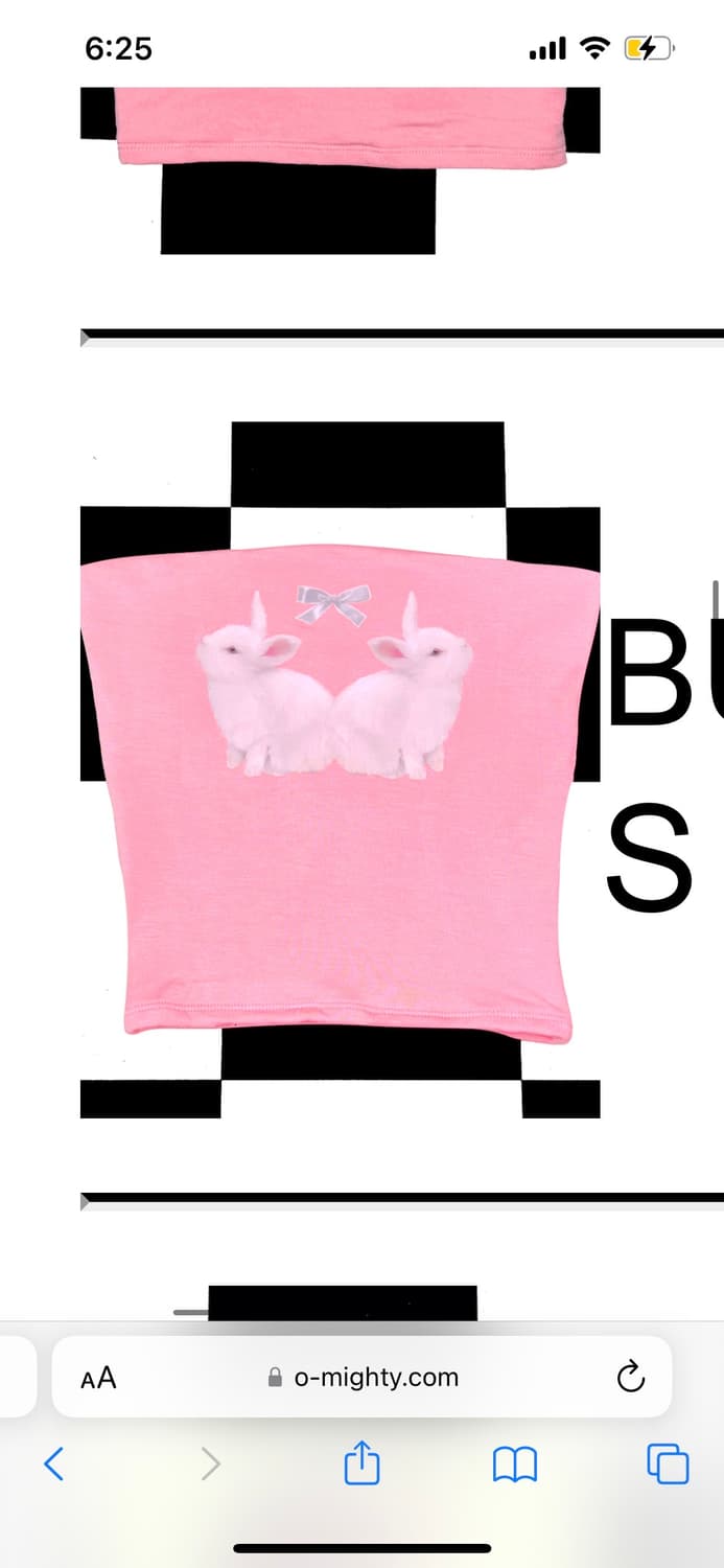 Omighty 핑크 버니탑 상품이미지1