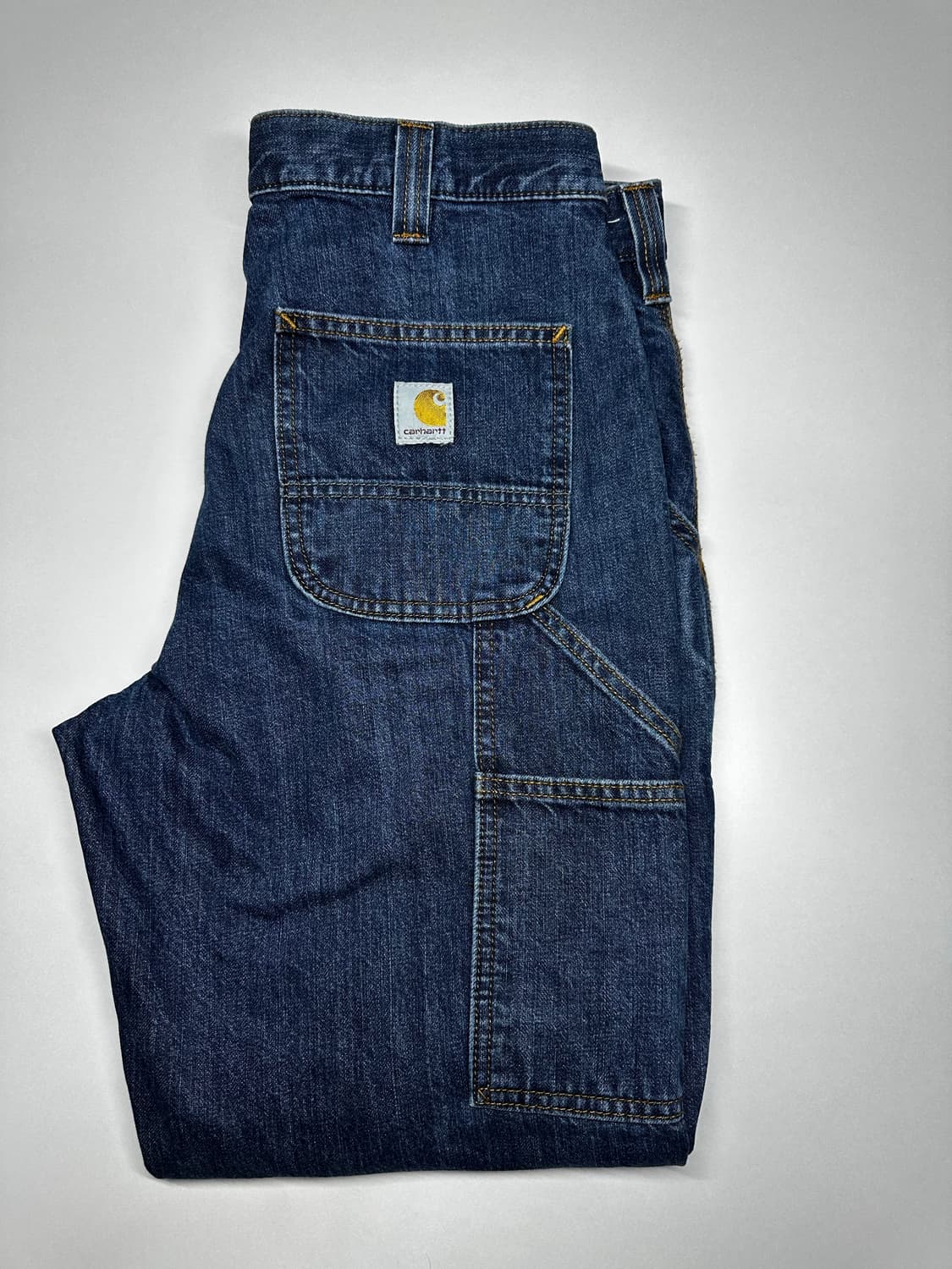 칼하트 데님 싱글 니 작업 바지 상품이미지1