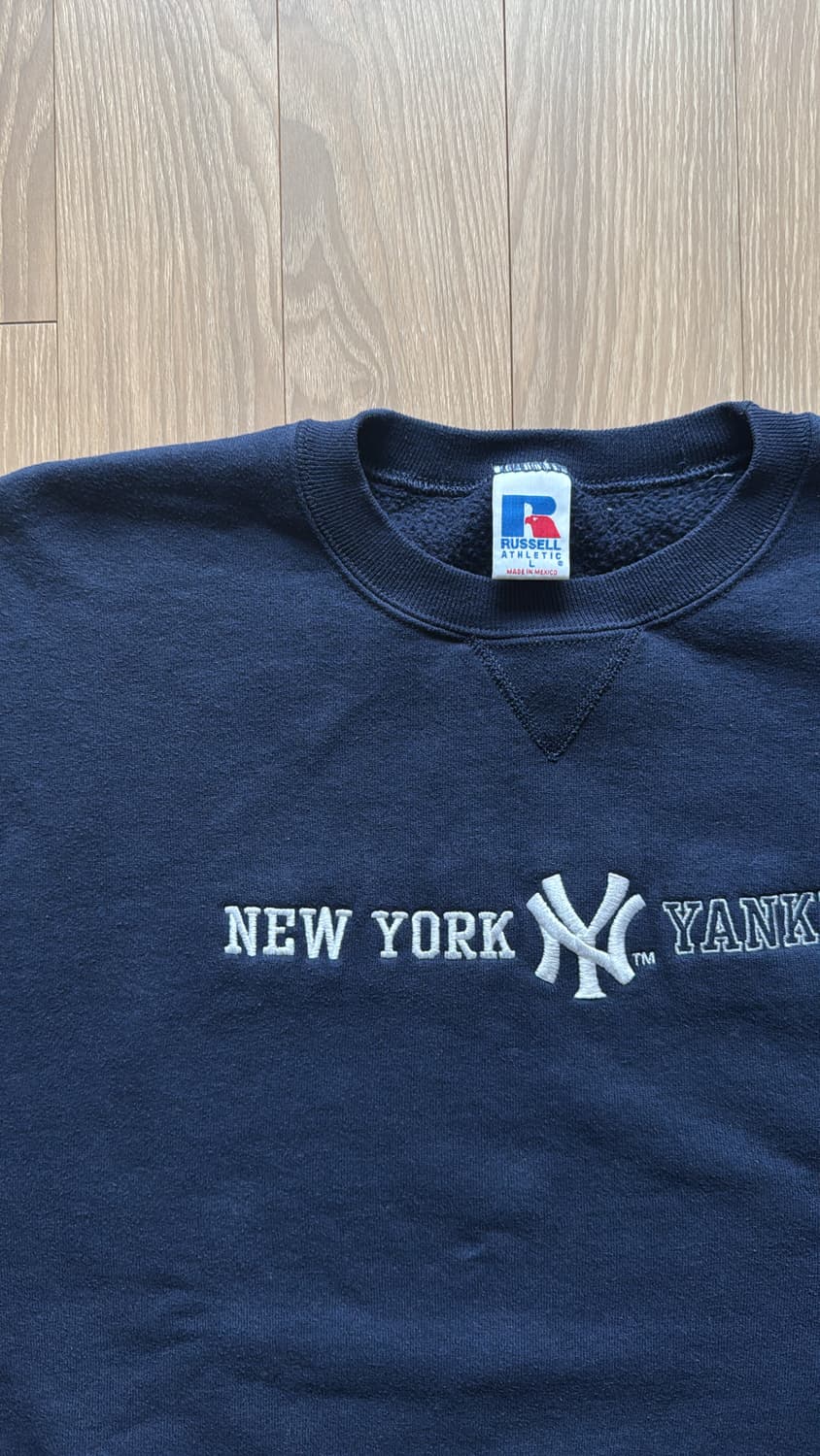 90s 러셀 애슬레틱 양키스 스웻셔츠 상품이미지3