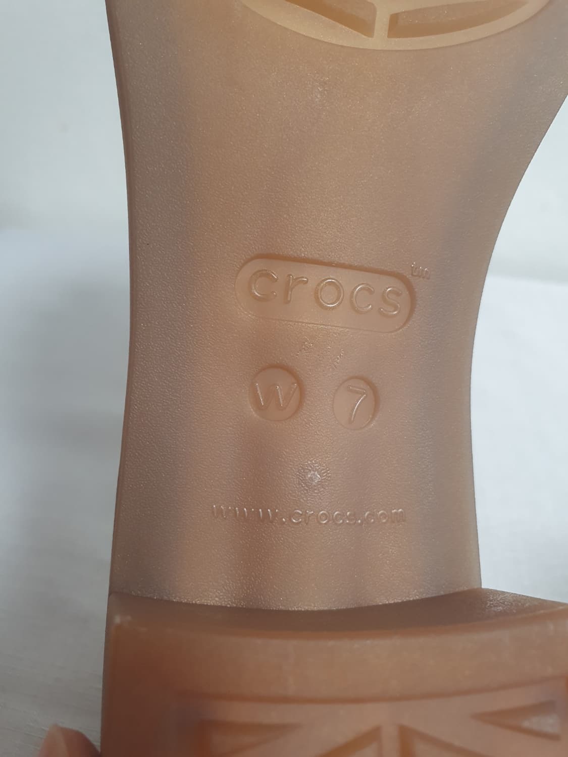 크록스 이자벨라 블록힐 샌들 브론즈 240mm 상품이미지9