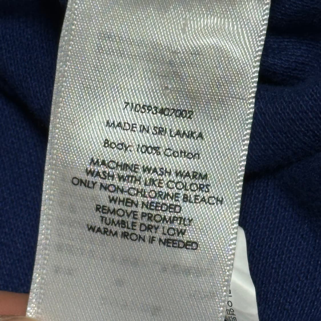 XL 폴로랄프로렌 빅포니 블루 카라 반팔 티셔츠 상품이미지5