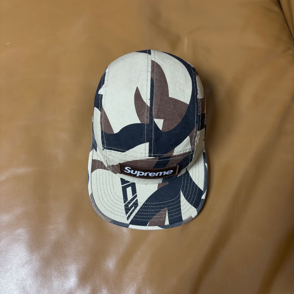 Supreme 슈프림 워시드 카모 탄 캠프캡 모자 Washed Camo 상품이미지5