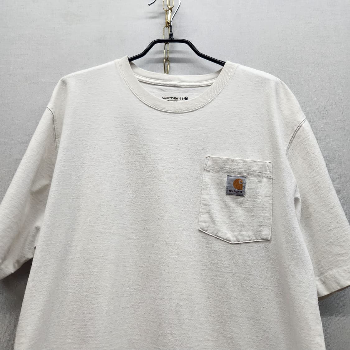 칼하트 원포켓 로고 반팔티 M(L) 상품이미지2