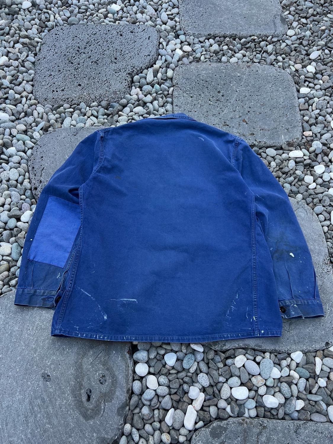 FADED VINTAGE WASHING PATCHWORK 프렌치워크자켓 상품이미지2