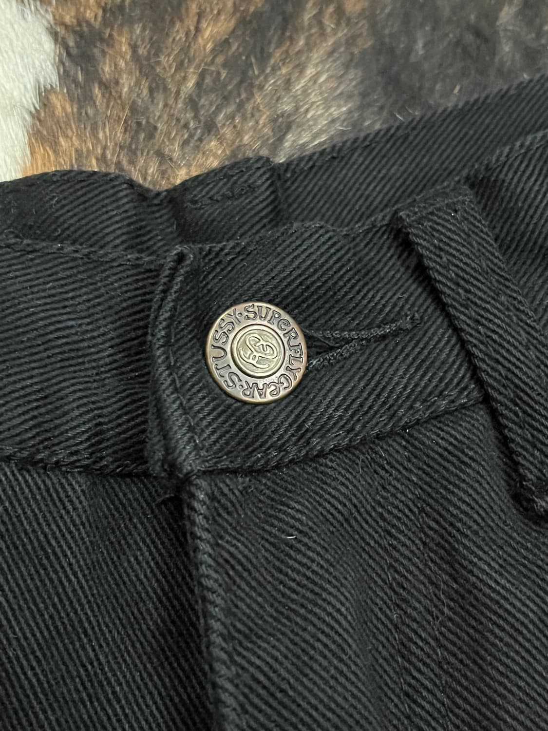 90s STUSSY USA DENIM JORTS (30) 상품이미지7