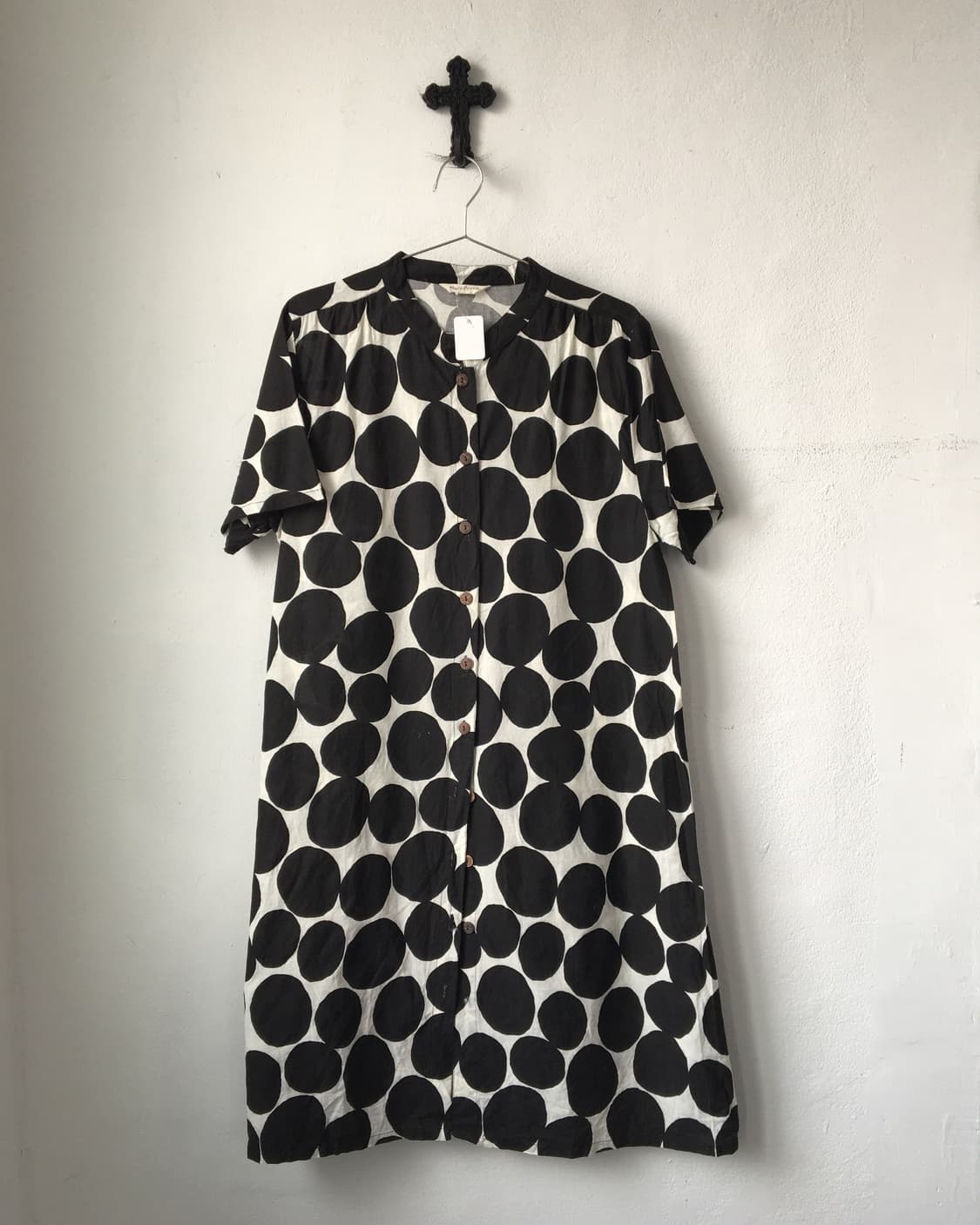 Dot pattern long onepiece 상품이미지2