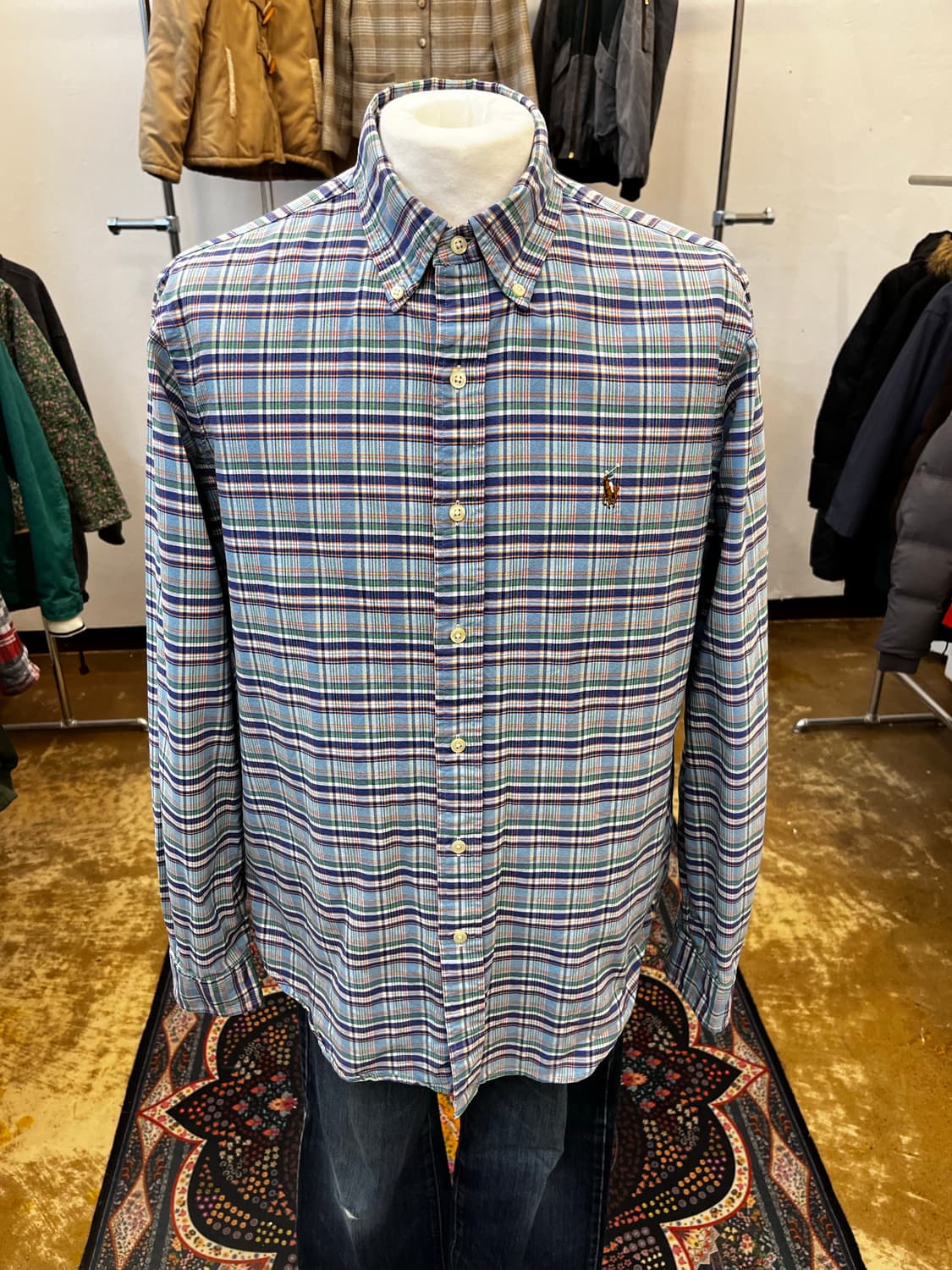 폴로 랄프 로렌 체크 셔츠 멀티 상품이미지3