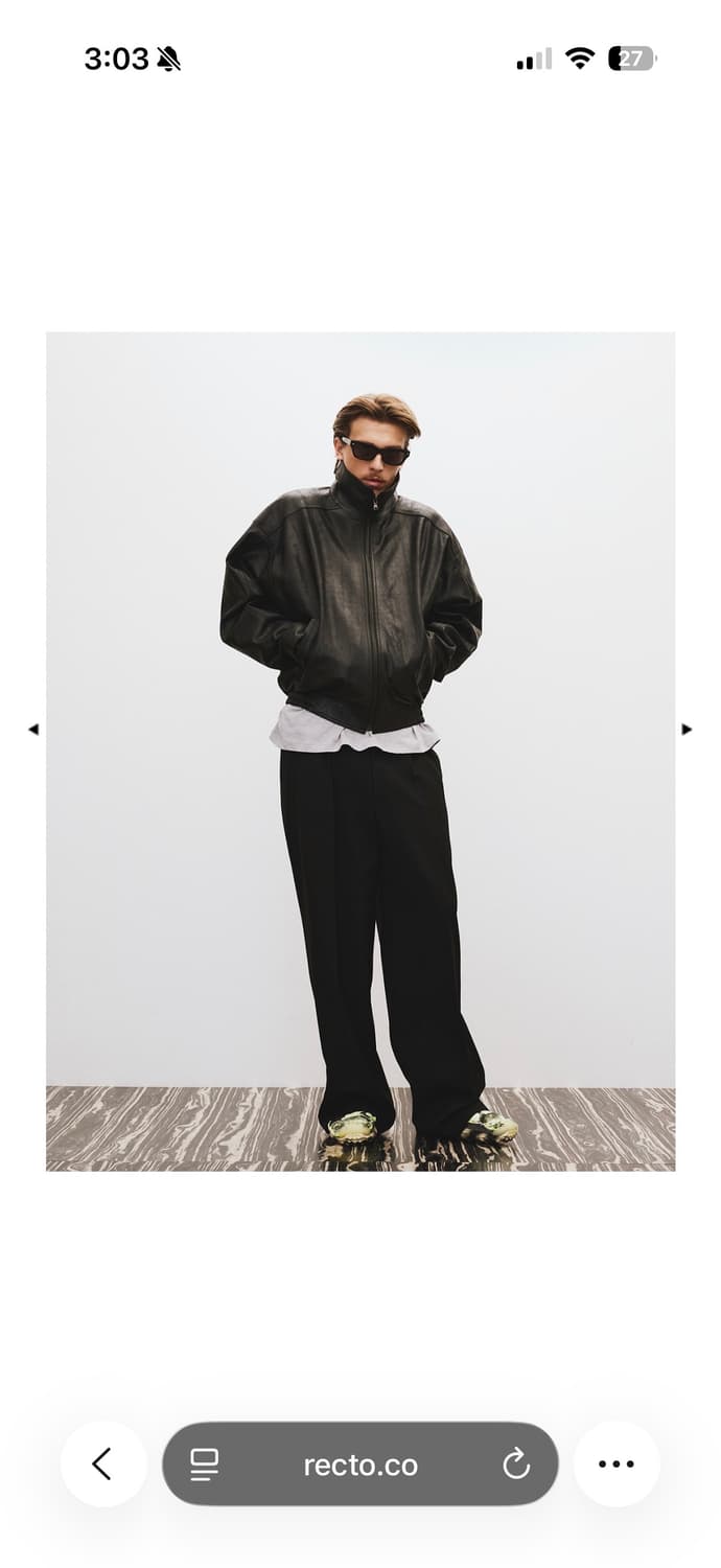 렉토 하이넥레더 L사이즈  상품이미지1