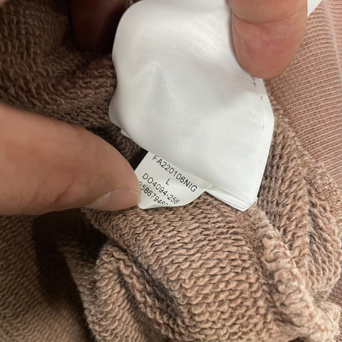 트래비스스캇 x 조던 캑터스잭 피그먼트 후드티 브라운 상품이미지6