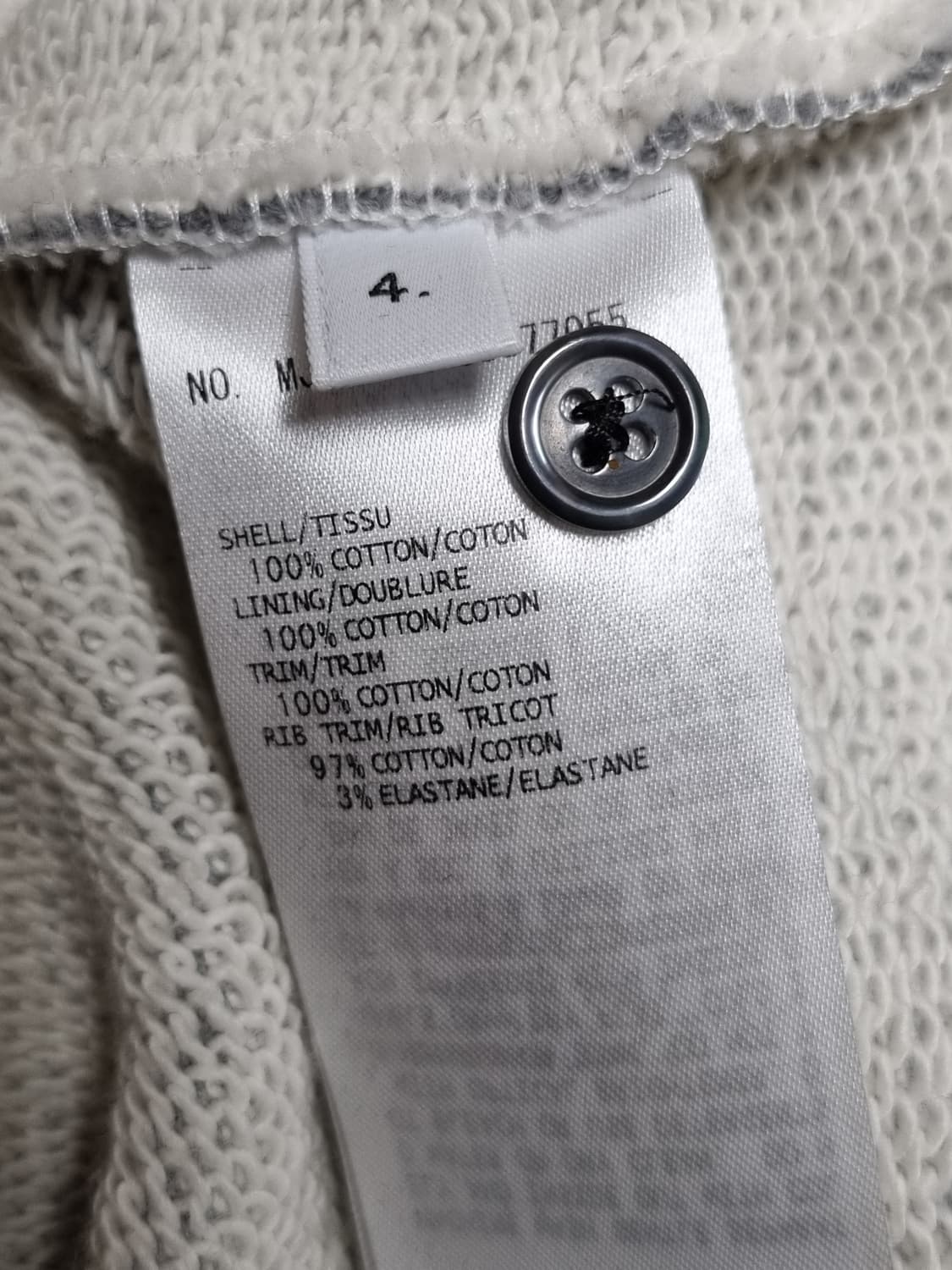 [새상품급 4] 톰브라운 백삼선 맨투맨 상품이미지4