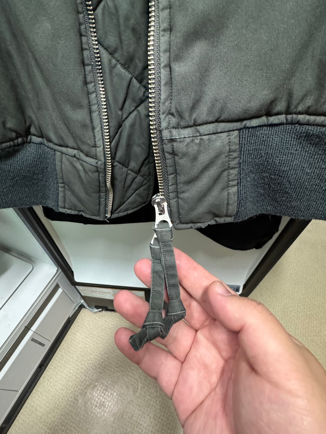 (M) 나나미카 인슐레이션 바시티 모스그린 상품이미지5