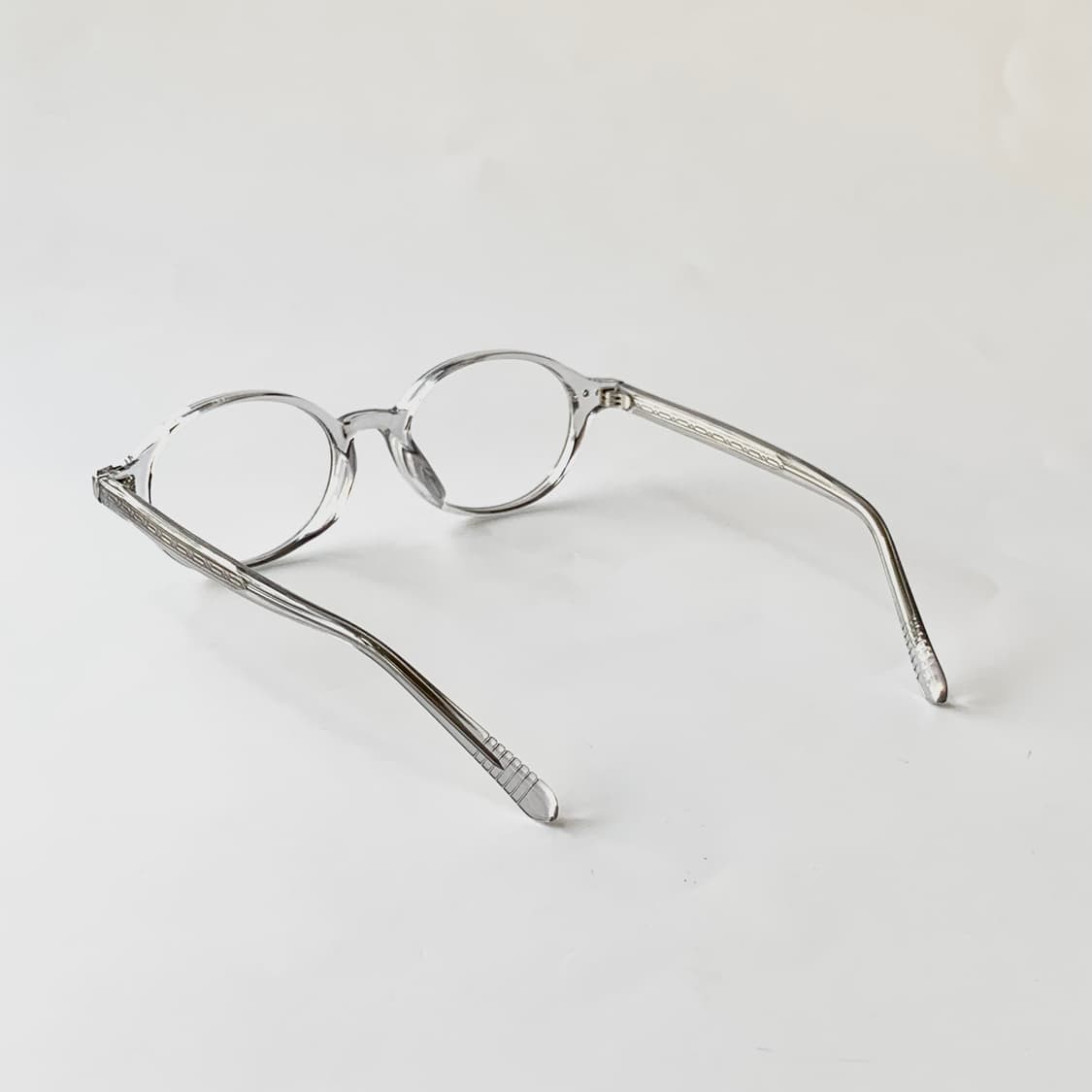 861 클리어 빅사이즈 라운드 뿔테 블랙 남녀공용 픽키안경 상품이미지4