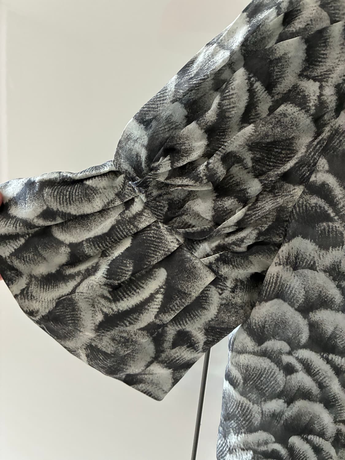 스텔라 매카트니 프린트 플레어 소매 블라우스 IT38 상품이미지4