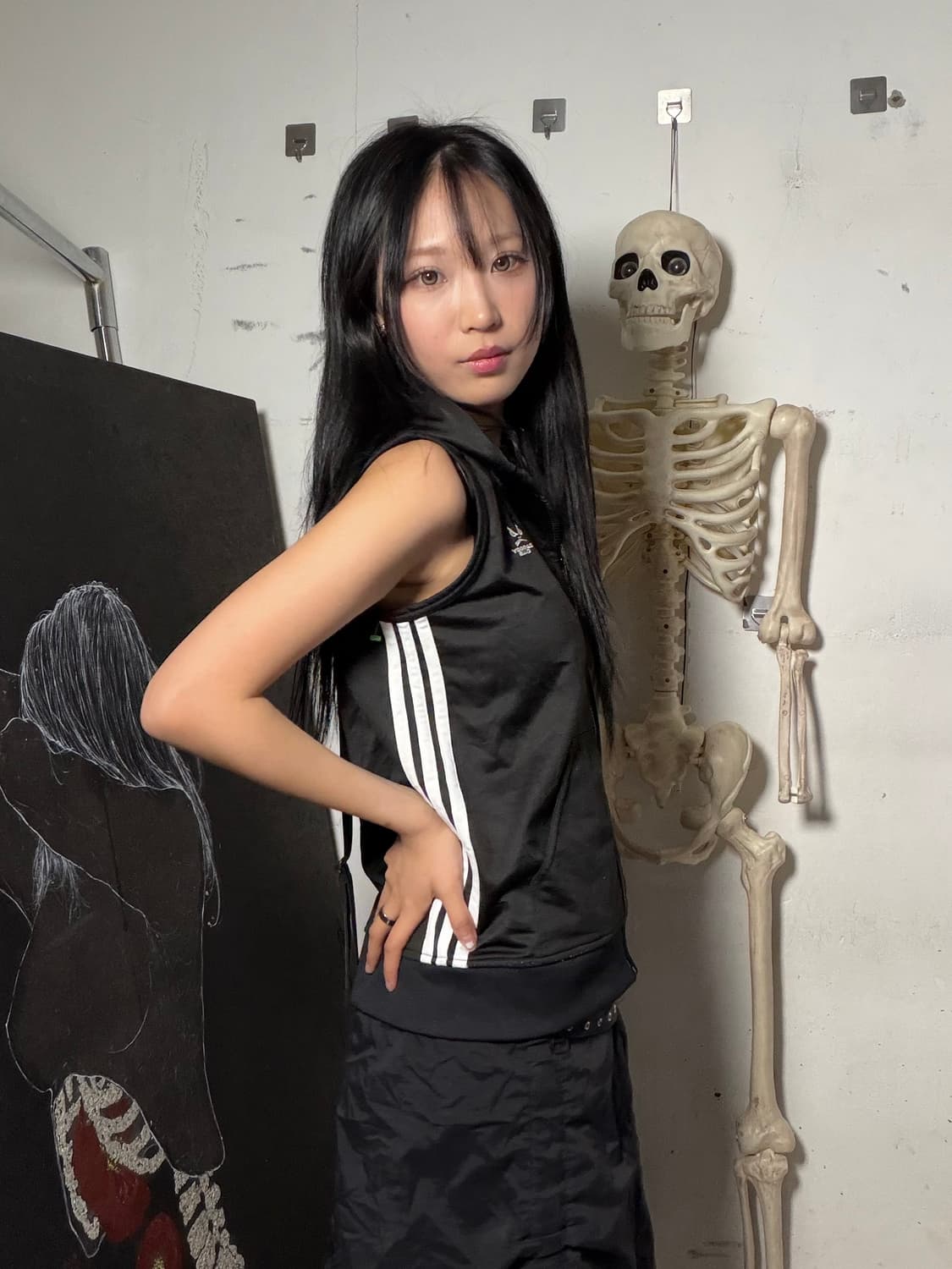 베드 보이 해체주의 사이드 라인 후드 집업 배스트 상품이미지2