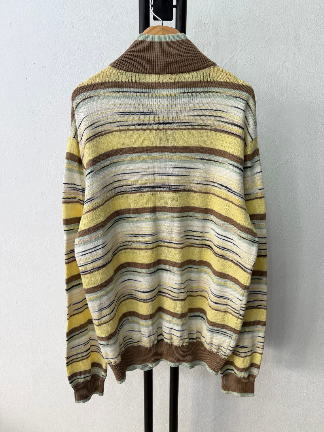 정품) 미쏘니 남성 스트라이프 집업 자켓 50(100-105) 상품이미지4