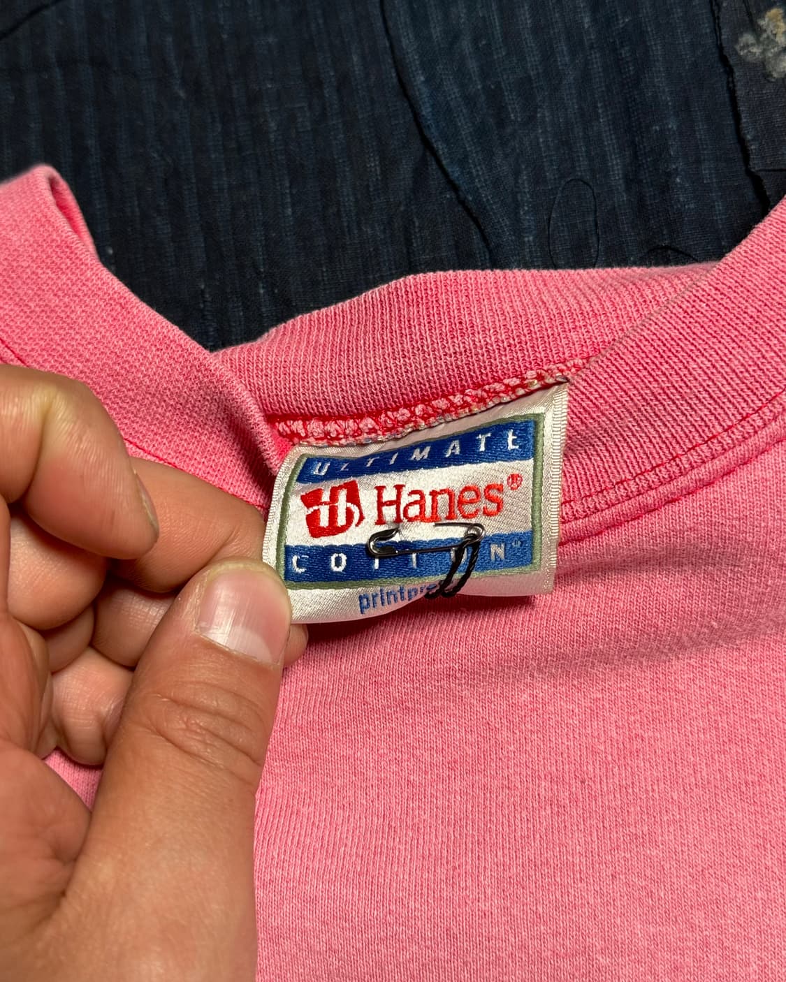 90‘s 헤인즈 Brennan's 그래픽 패디드 스웻셔츠 L(42-44) 상품이미지5