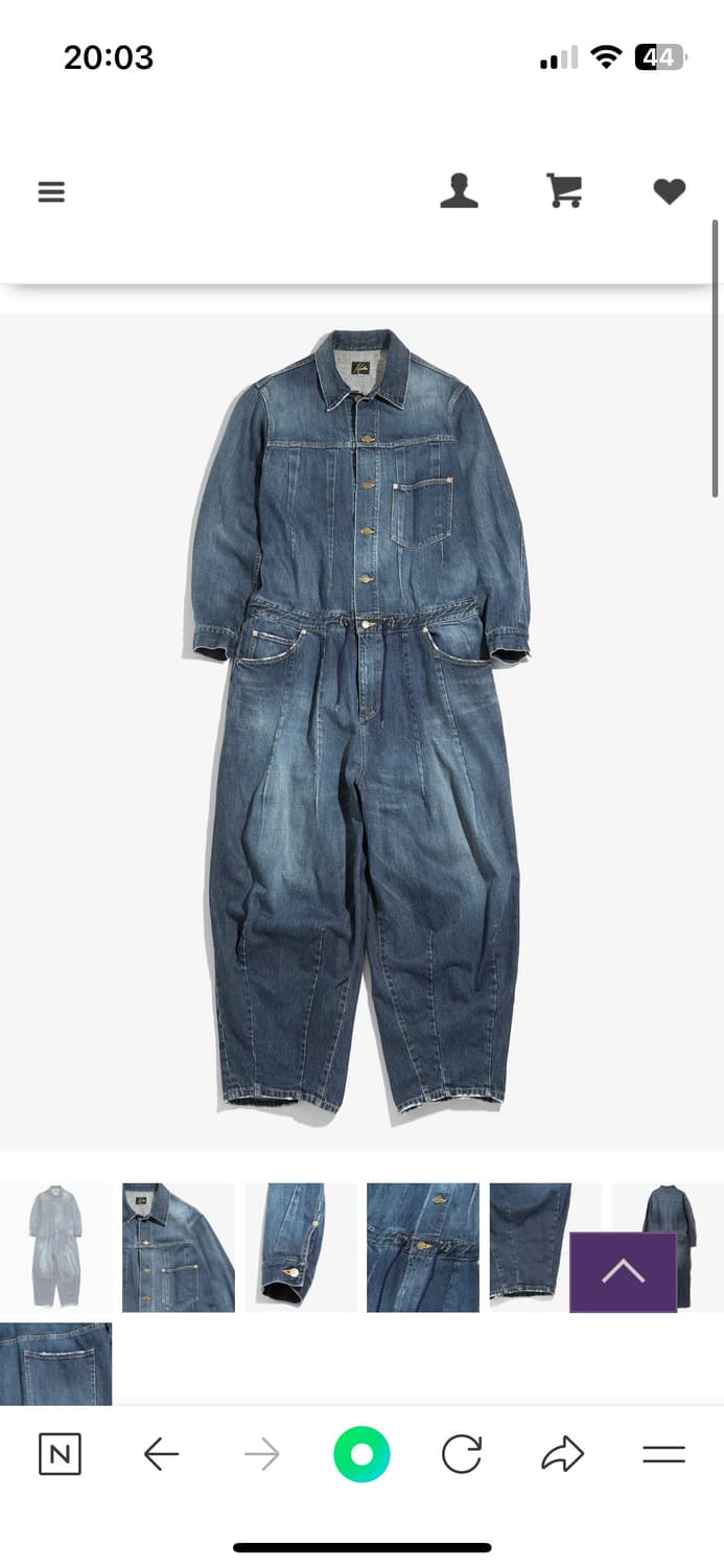 니들스 12oz HD 데님 All-in-one 상품이미지1