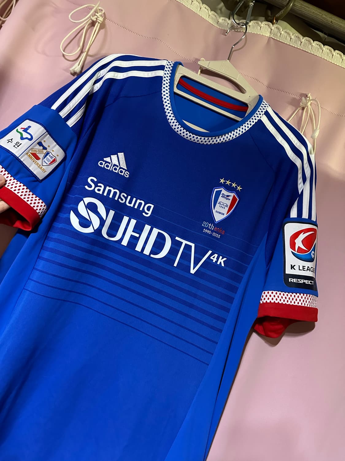 아디다스 수원 삼성 20주년 유니폼 아디다스반팔 아디다스 수원 삼성 홍철 상품이미지3