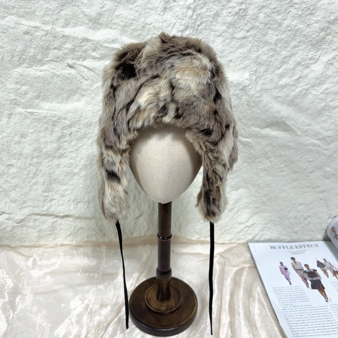 빈티지 AHLENS 퍼 모자 군밤모자 상품이미지1