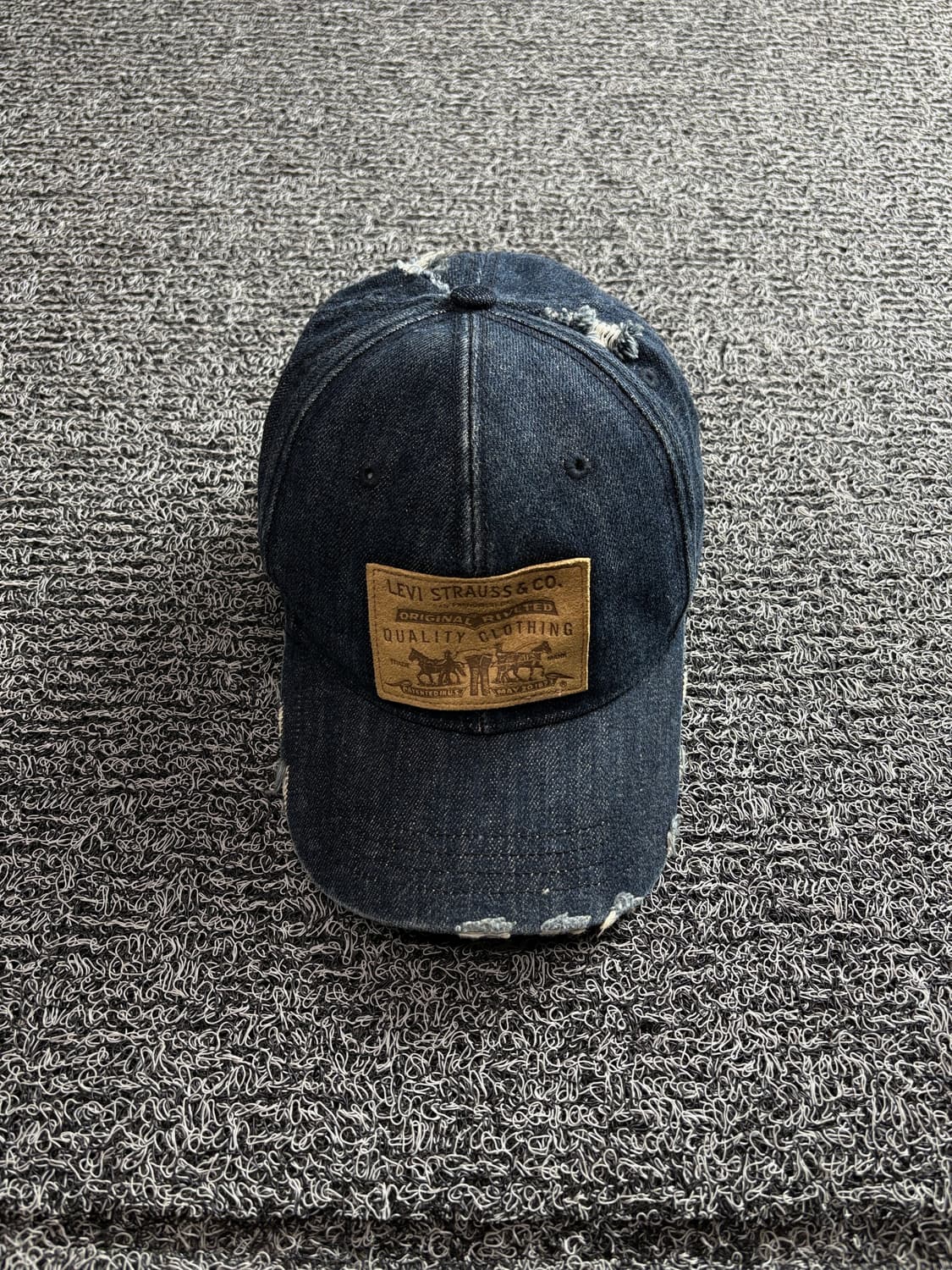 리바이스 클래식 패치 빅로고 데님 볼캡 3957 상품이미지2